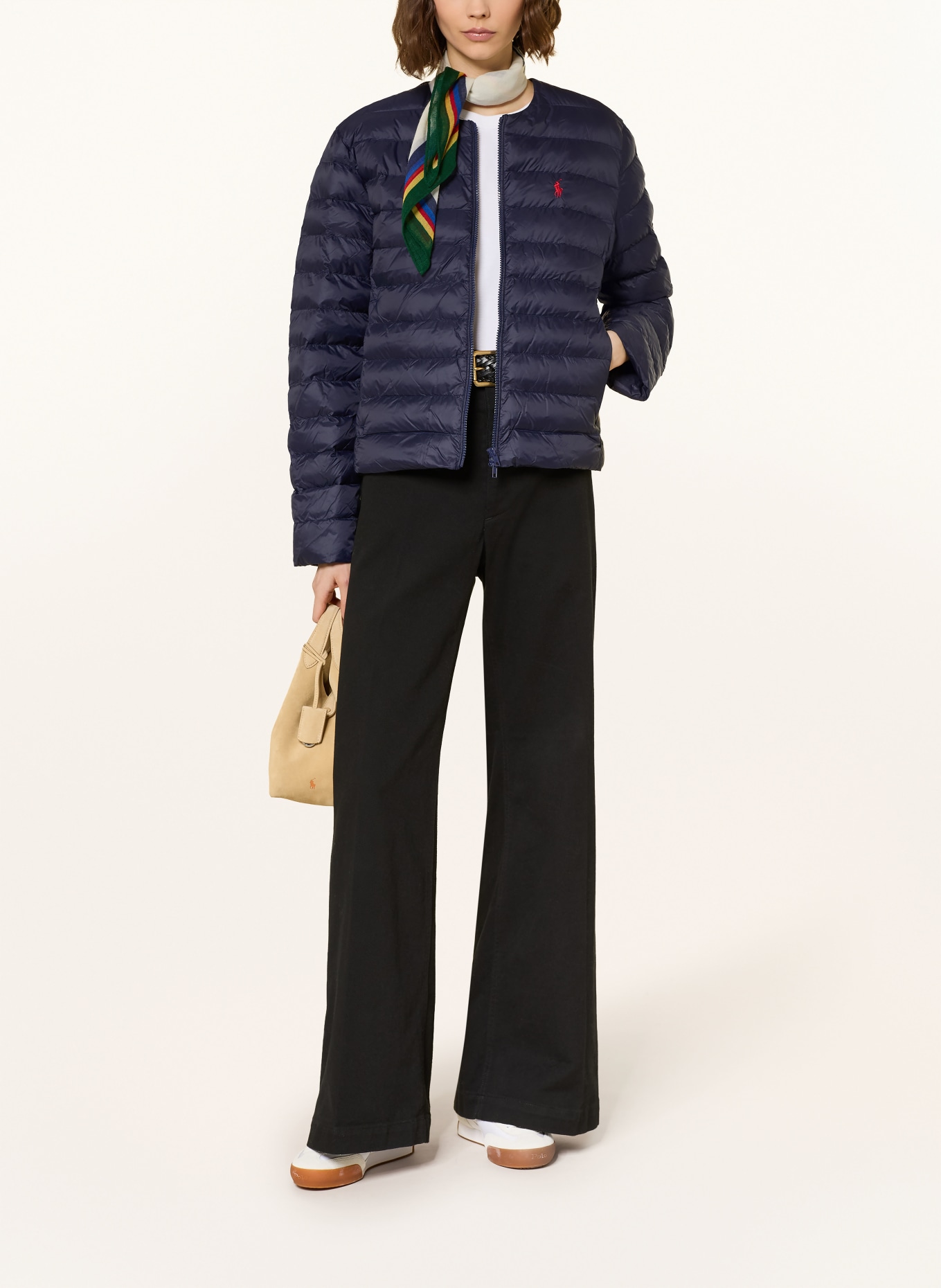 POLO RALPH LAUREN quilted jacket: DARK BLUE