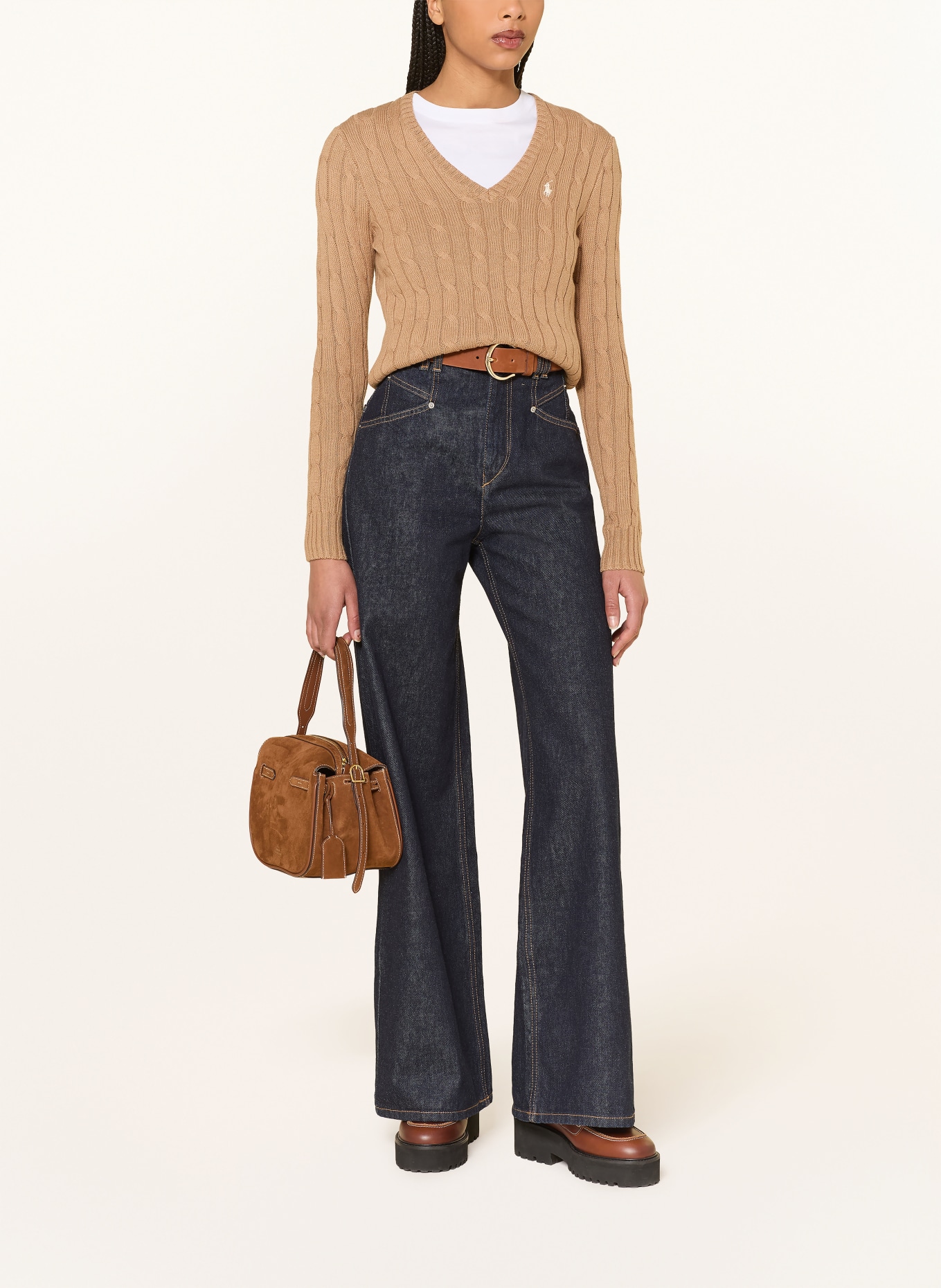 POLO RALPH LAUREN Pullover: CAMEL