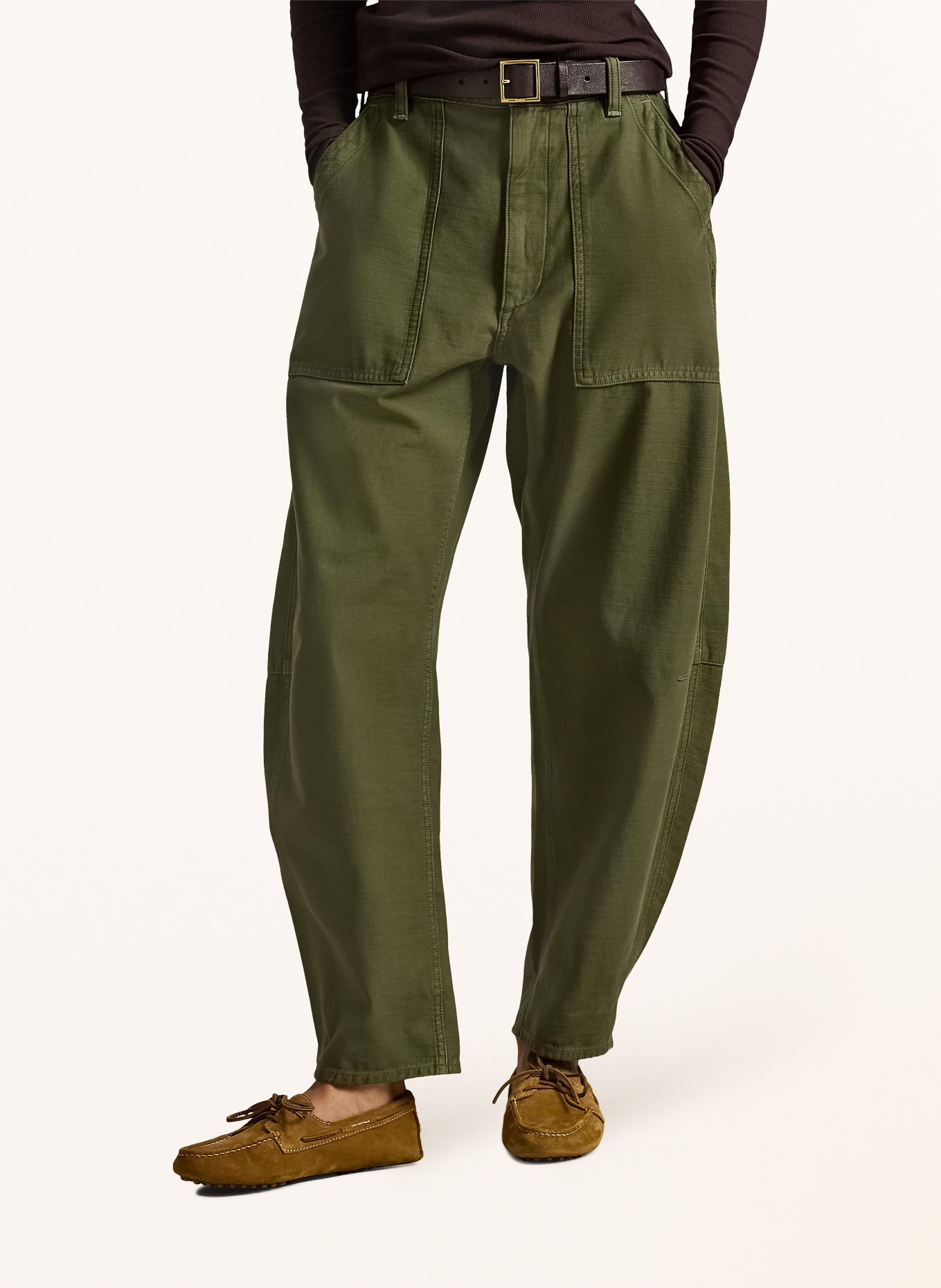 POLO RALPH LAUREN spodnie: KHAKI