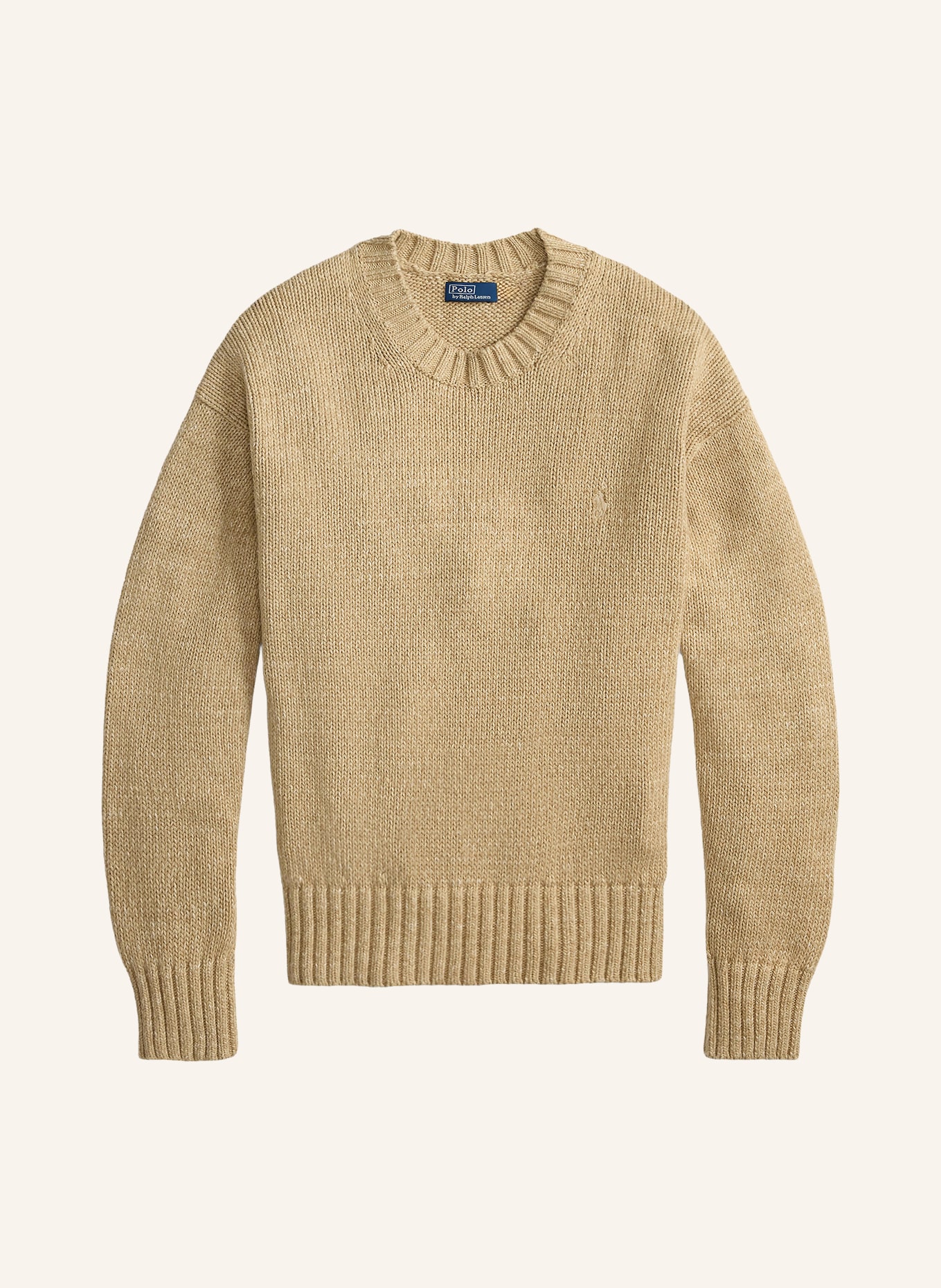 POLO RALPH LAUREN svetr: BÉŽOVÁ / BÍLÁ