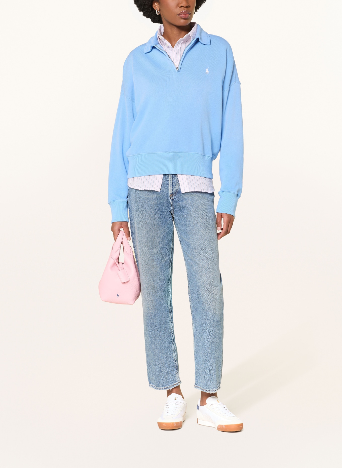 POLO RALPH LAUREN Sweatshirt: HELLBLAU