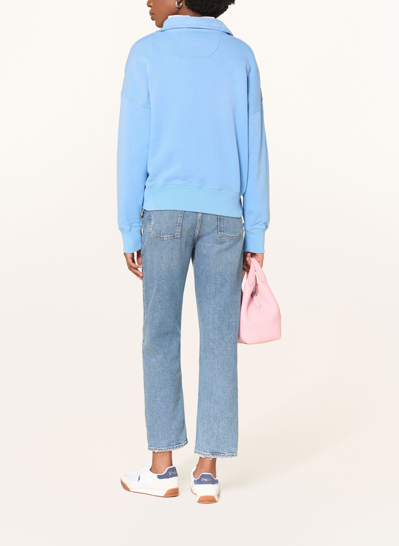 POLO RALPH LAUREN Sweatshirt: HELLBLAU