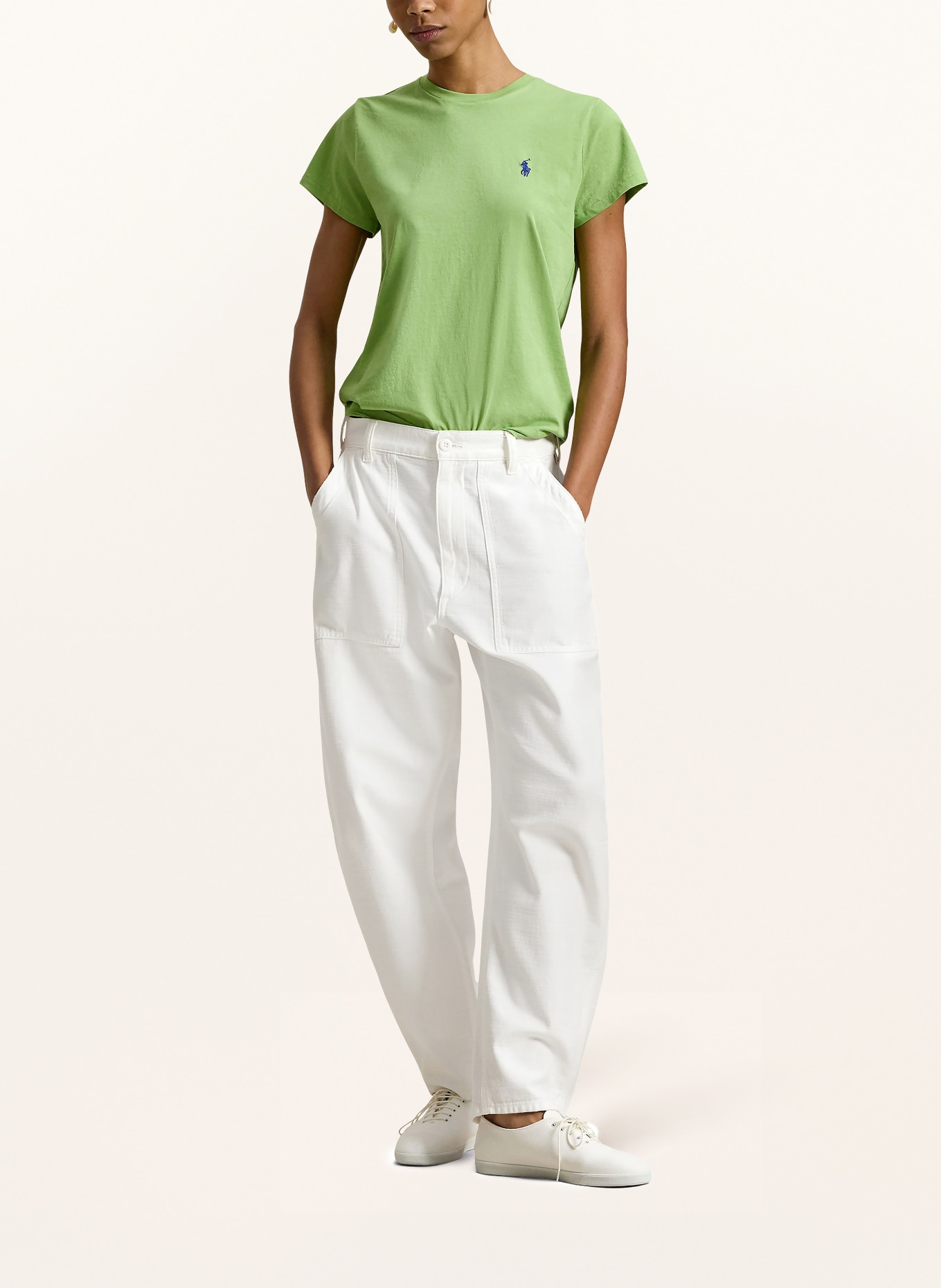 POLO RALPH LAUREN tričko: SVĚTLE ZELENÁ