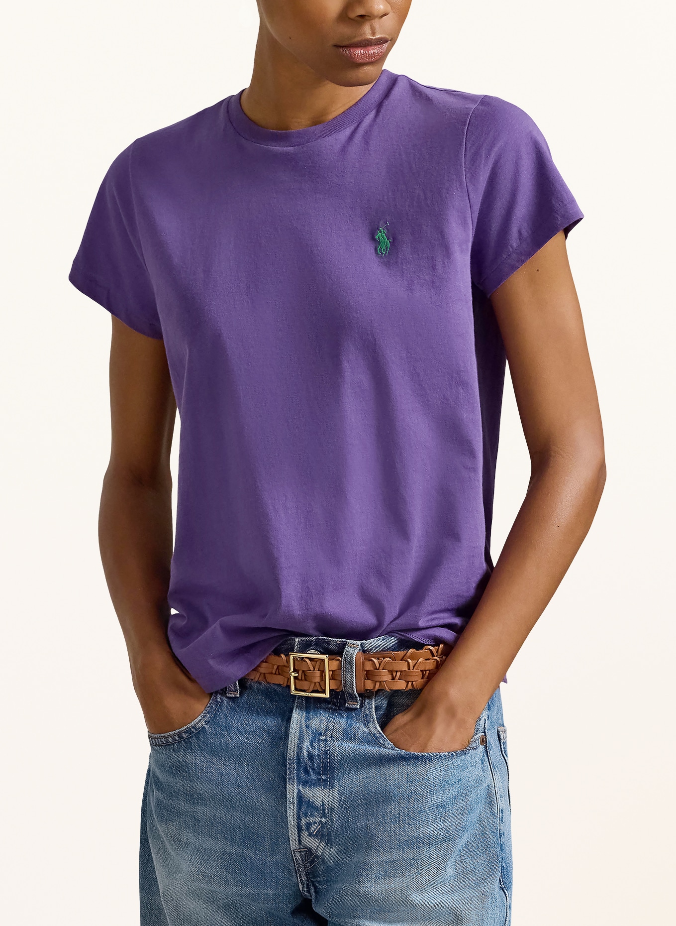 POLO RALPH LAUREN tričko: FIALOVÁ