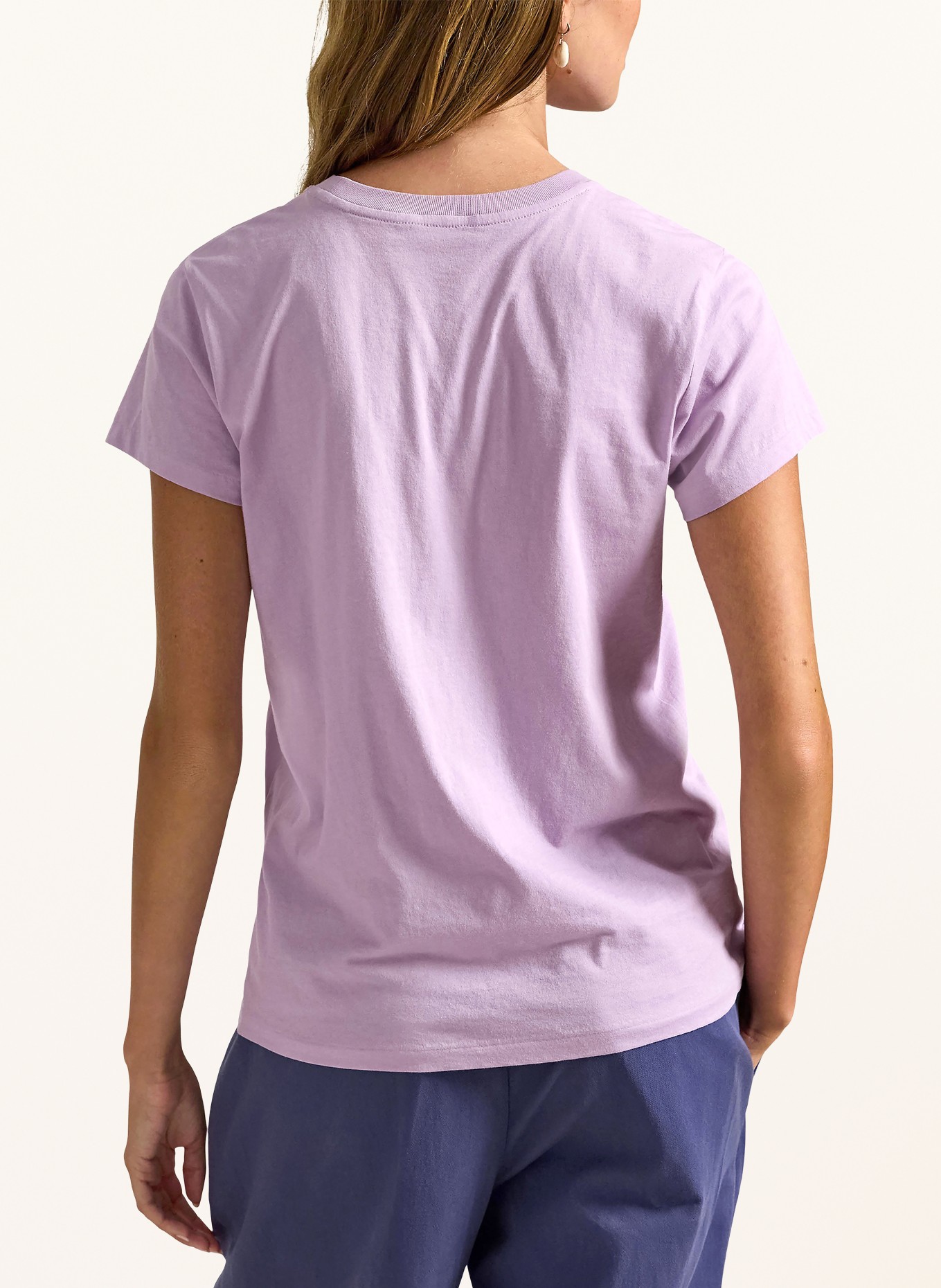 POLO RALPH LAUREN tričko: SVĚTLE FIALOVÁ