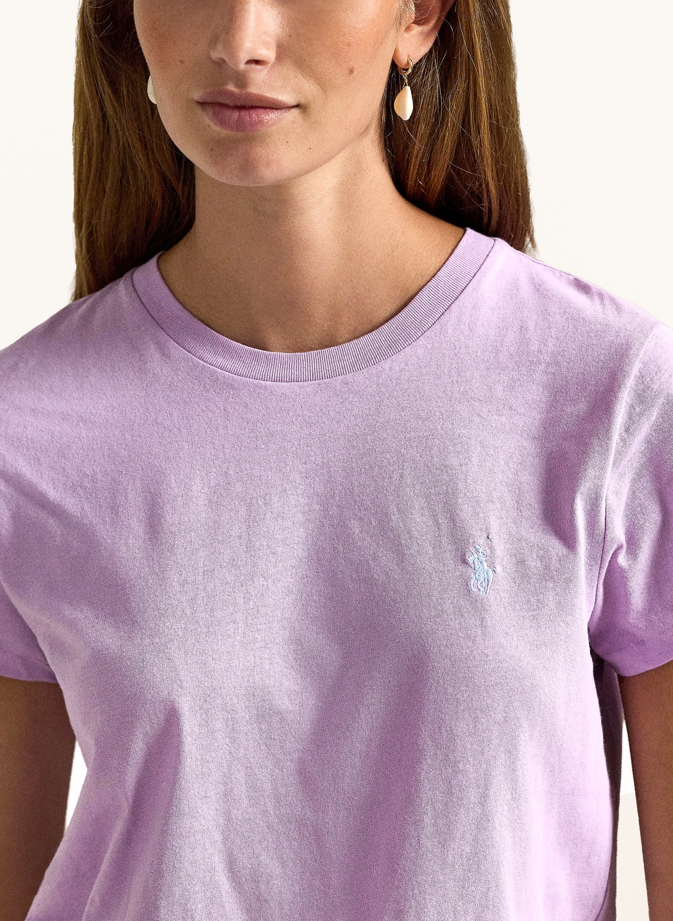 POLO RALPH LAUREN tričko: SVĚTLE FIALOVÁ