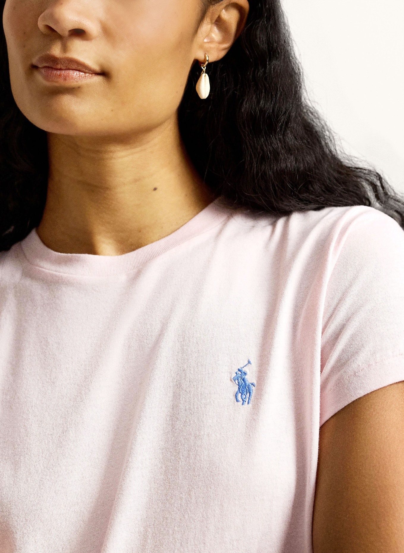 POLO RALPH LAUREN tričko: SVĚTLE RŮŽOVÁ