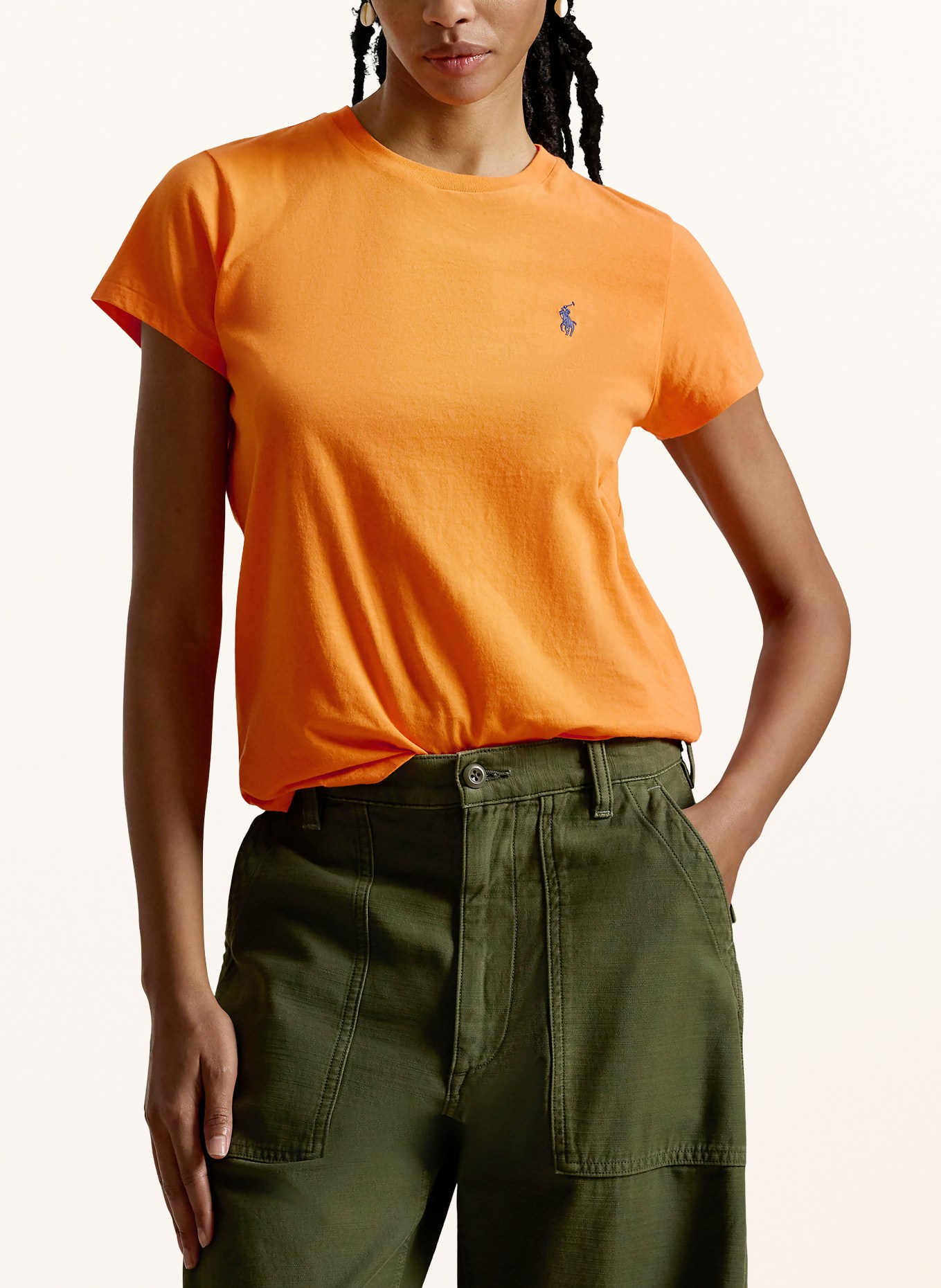 POLO RALPH LAUREN tričko: ORANŽOVÁ