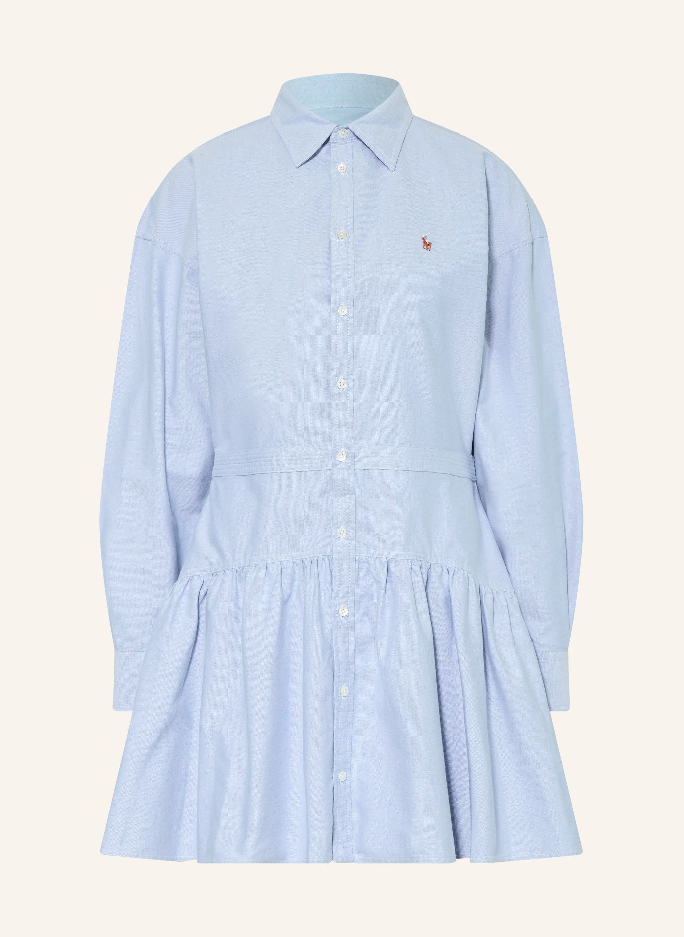 POLO RALPH LAUREN Košilové šaty: MODRÁ