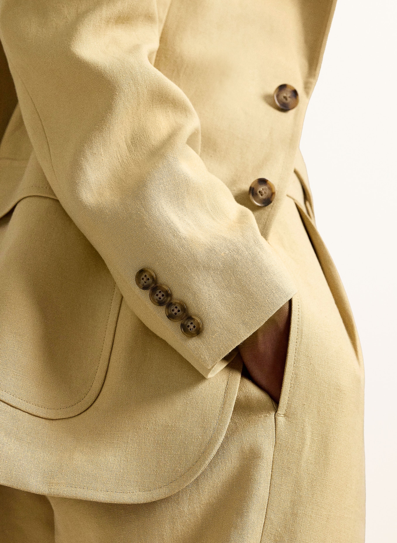 POLO RALPH LAUREN Longblazer: HELLBRAUN