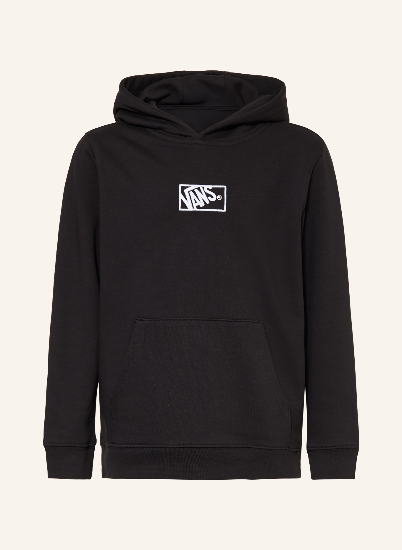 VANS Hoodie: SCHWARZ / WEISS