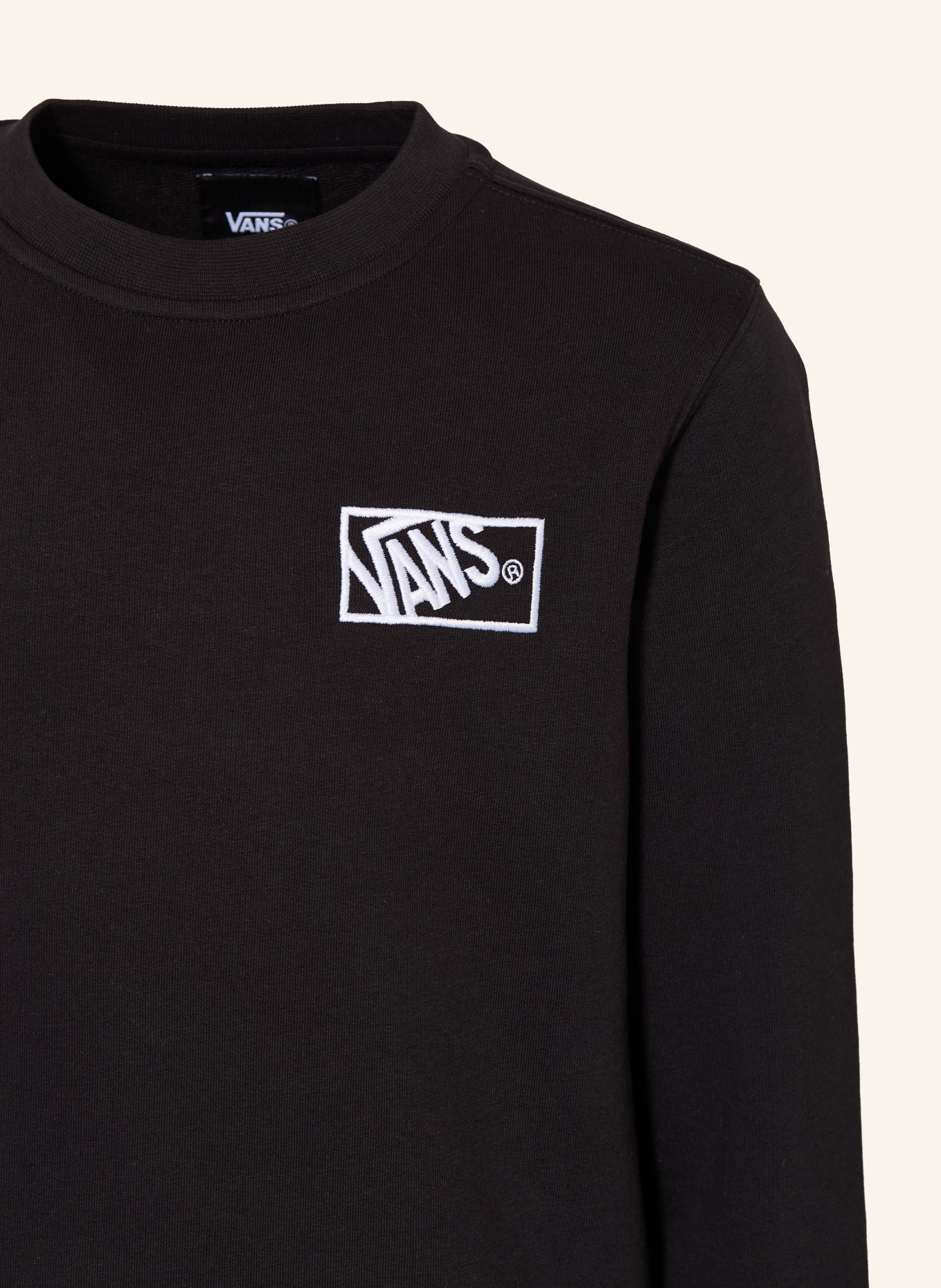 VANS Sweatshirt: SCHWARZ