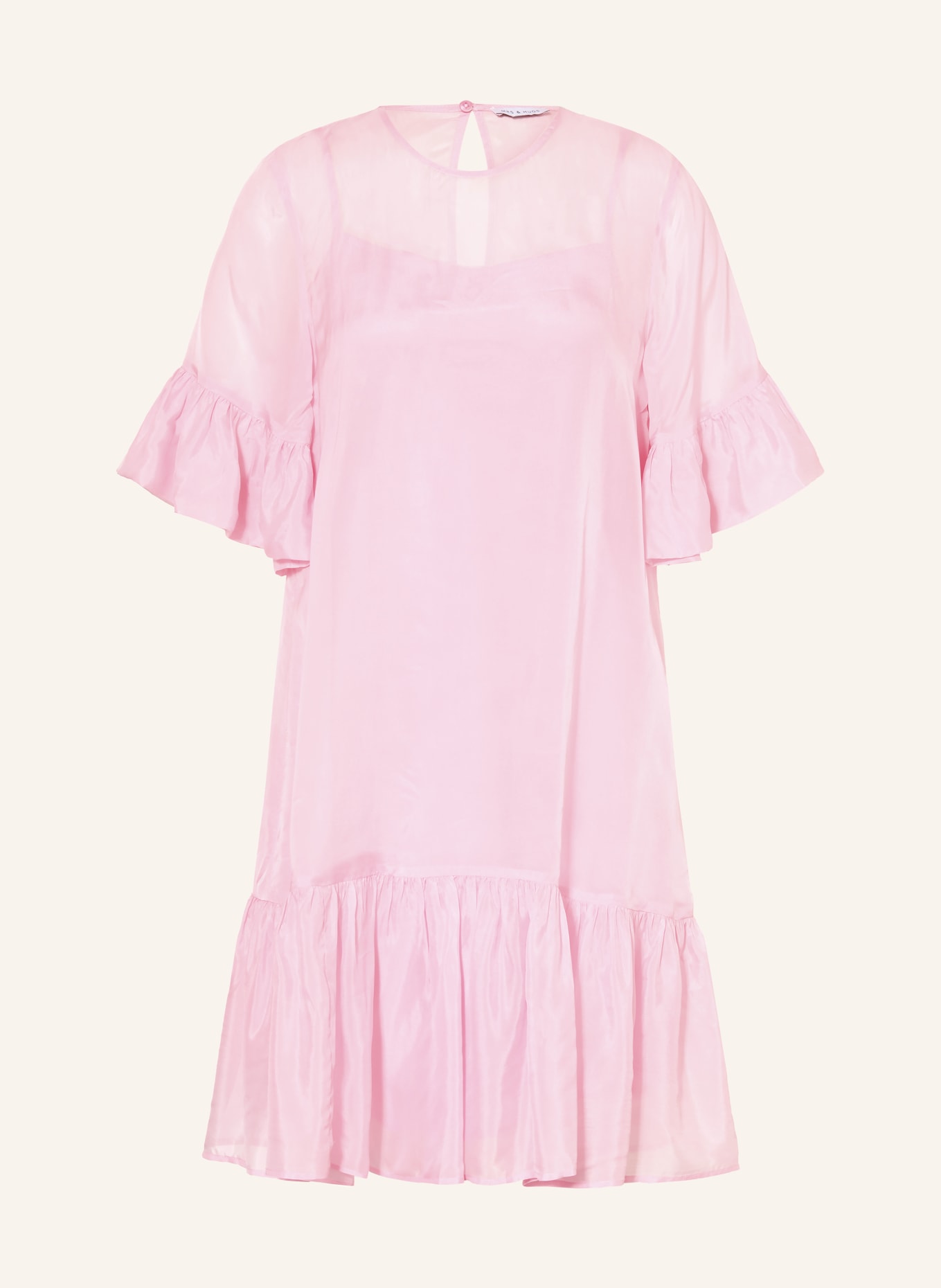 MRS & HUGS Kleid mit Rüschen: ROSA
