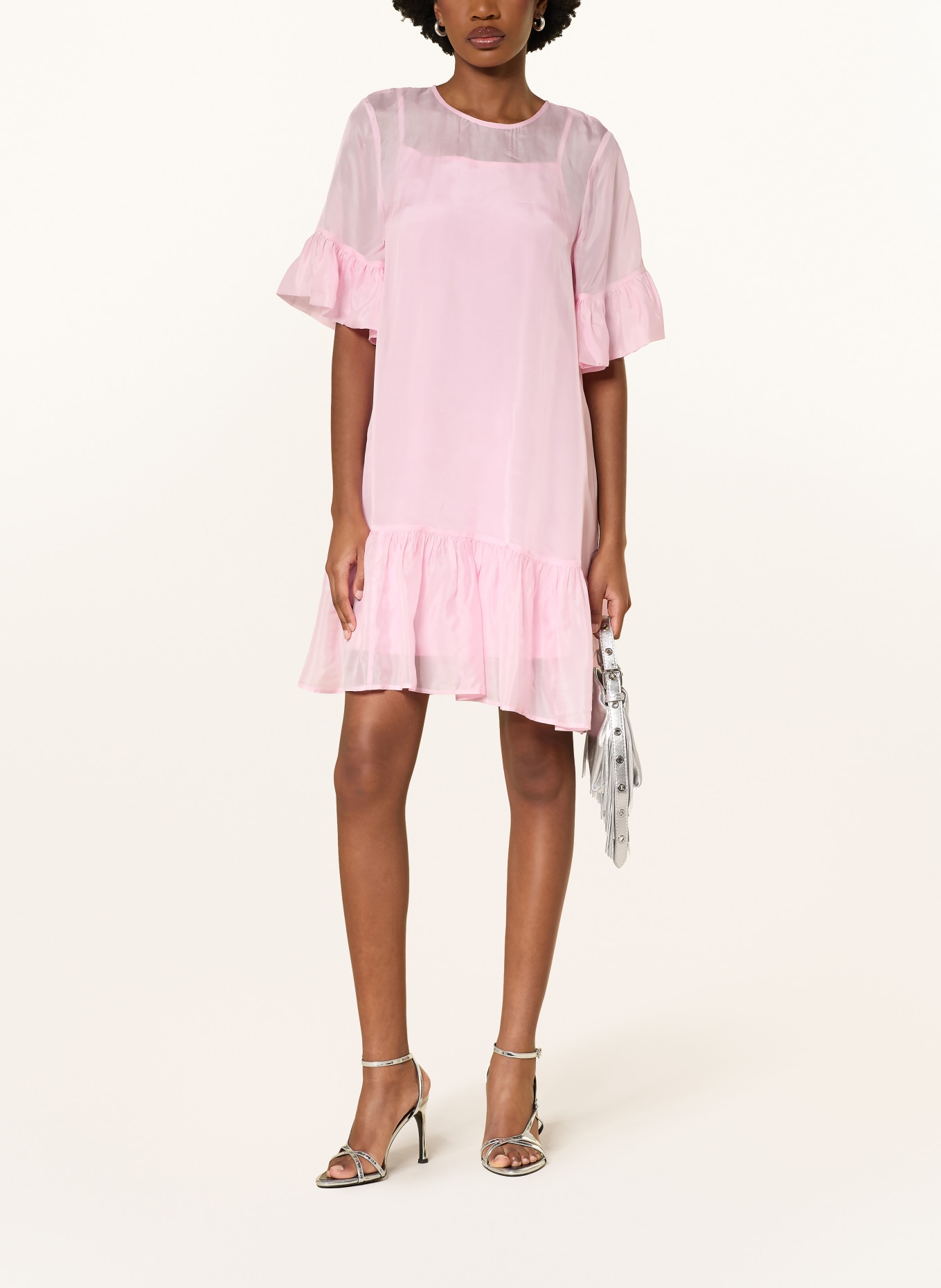 MRS & HUGS Kleid mit Rüschen: ROSA