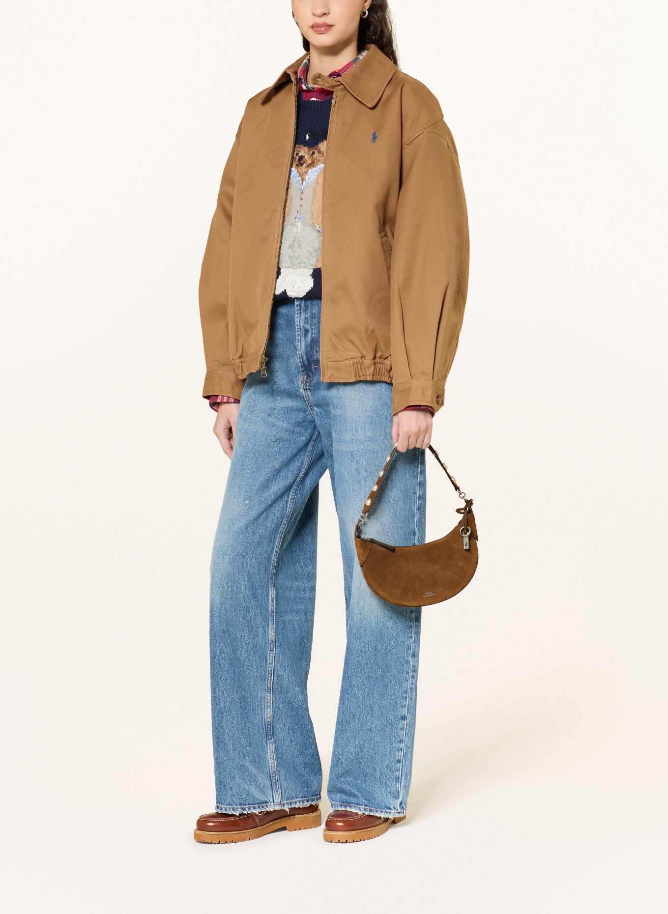 POLO RALPH LAUREN Umhängetasche: BRAUN