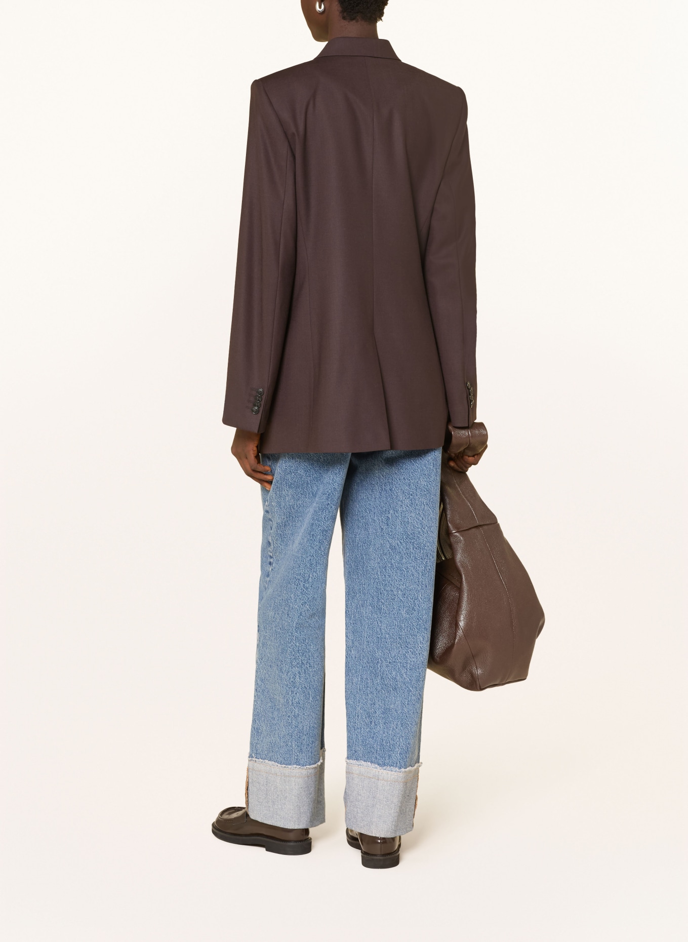 ICHI Wide Leg Jeans IHAVENY: 200928 Washed med. blue