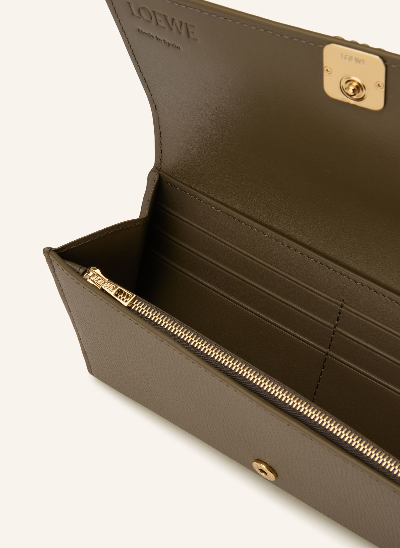 LOEWE Geldbörse ANAGRAM: KHAKI