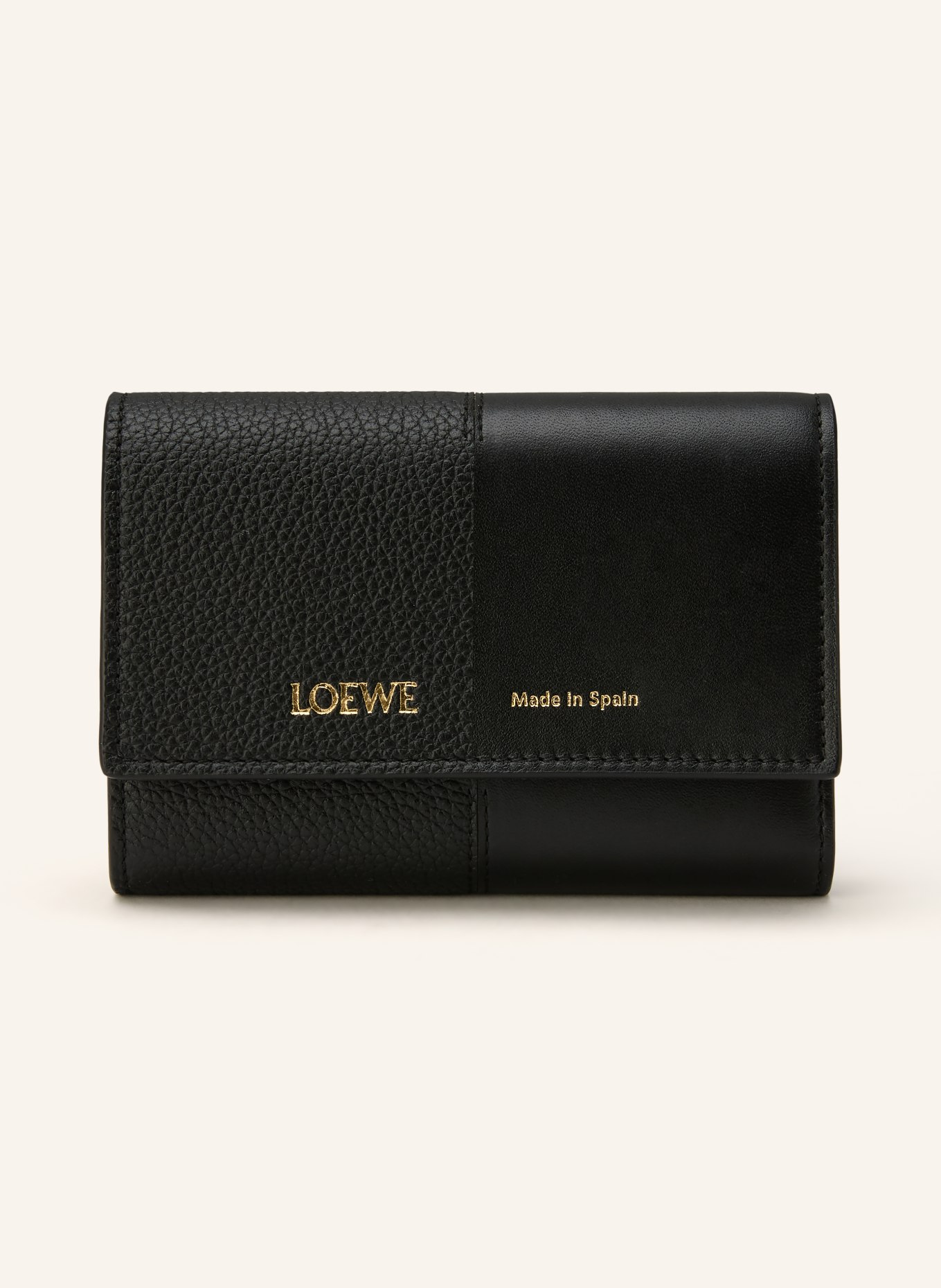 LOEWE Geldbörse DUET SMALL VERTICAL: SCHWARZ