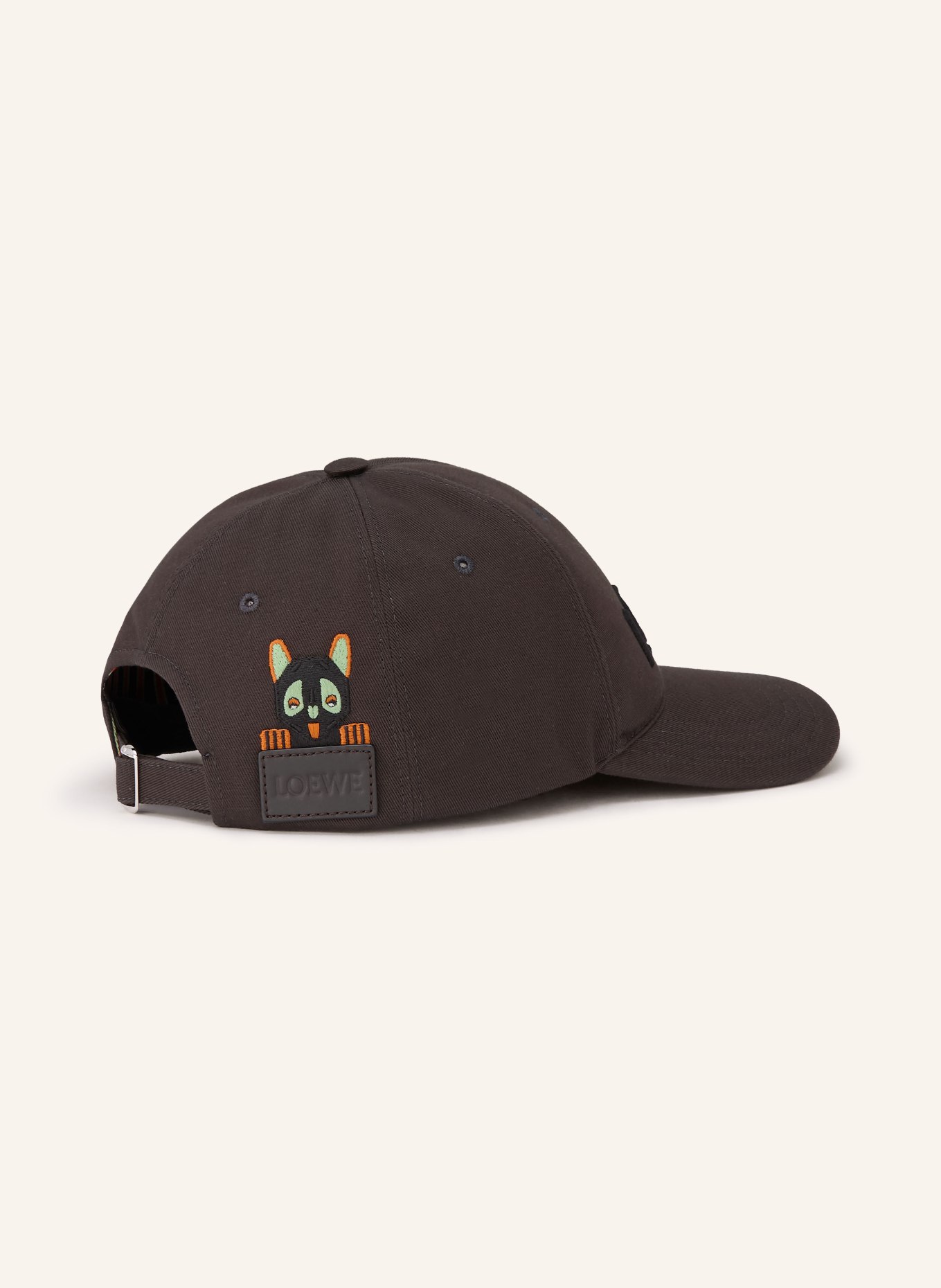 LOEWE Cap: DUNKELBRAUN