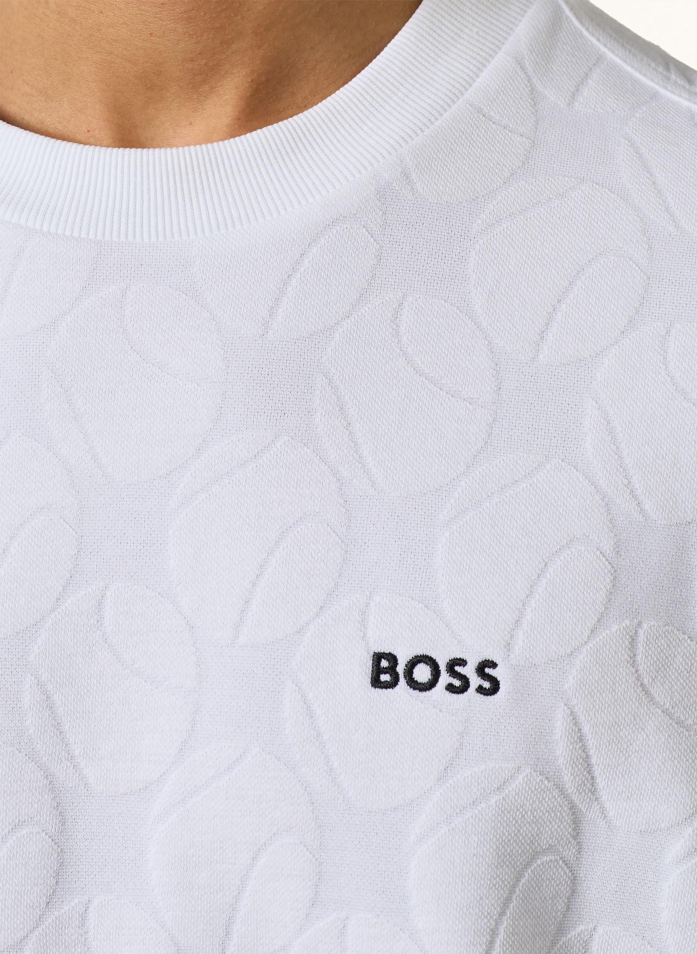 BOSS Koszulka MEMBER: BIAŁY