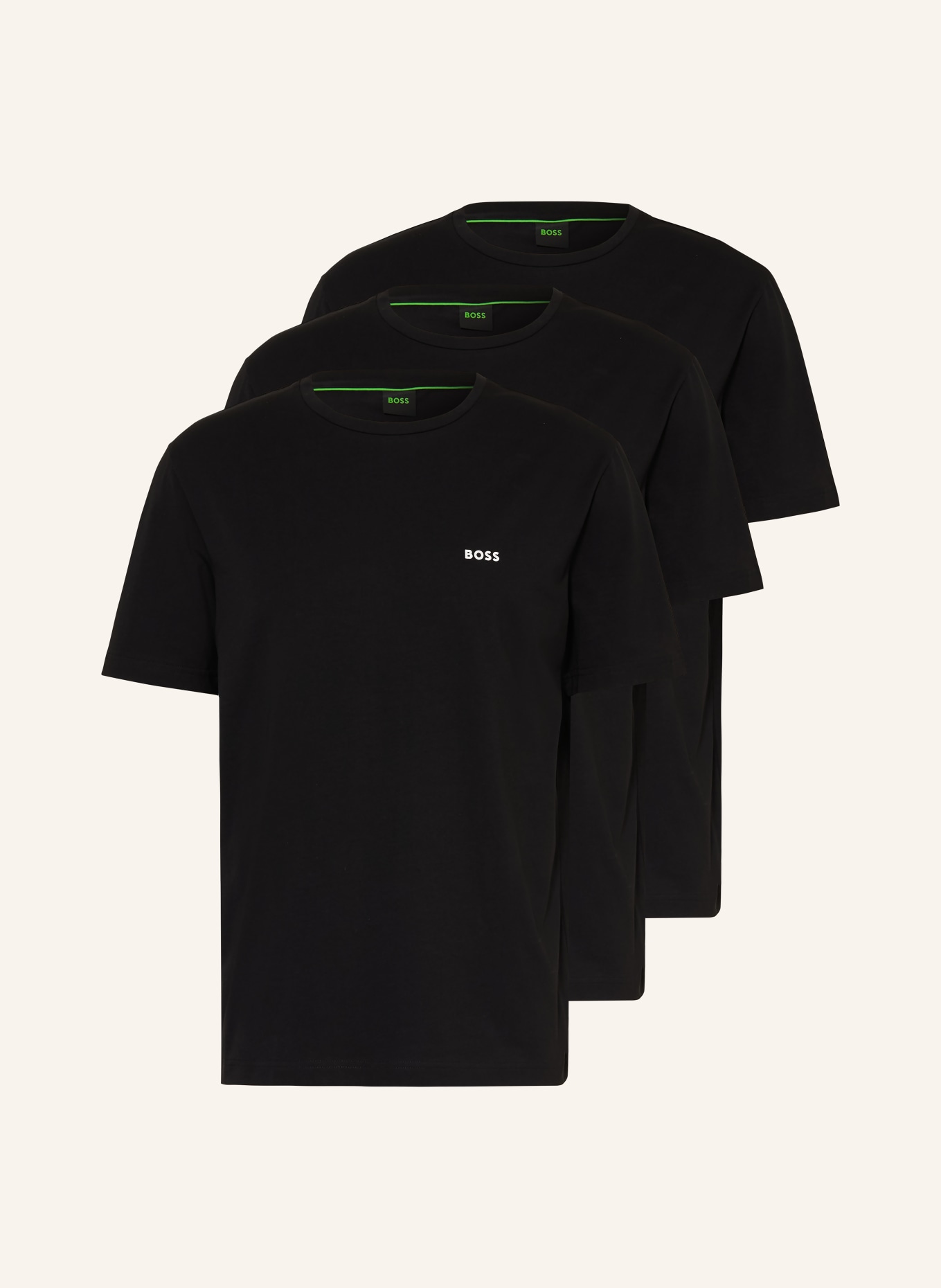 BOSS 3-pack T-shirts: BLACK
