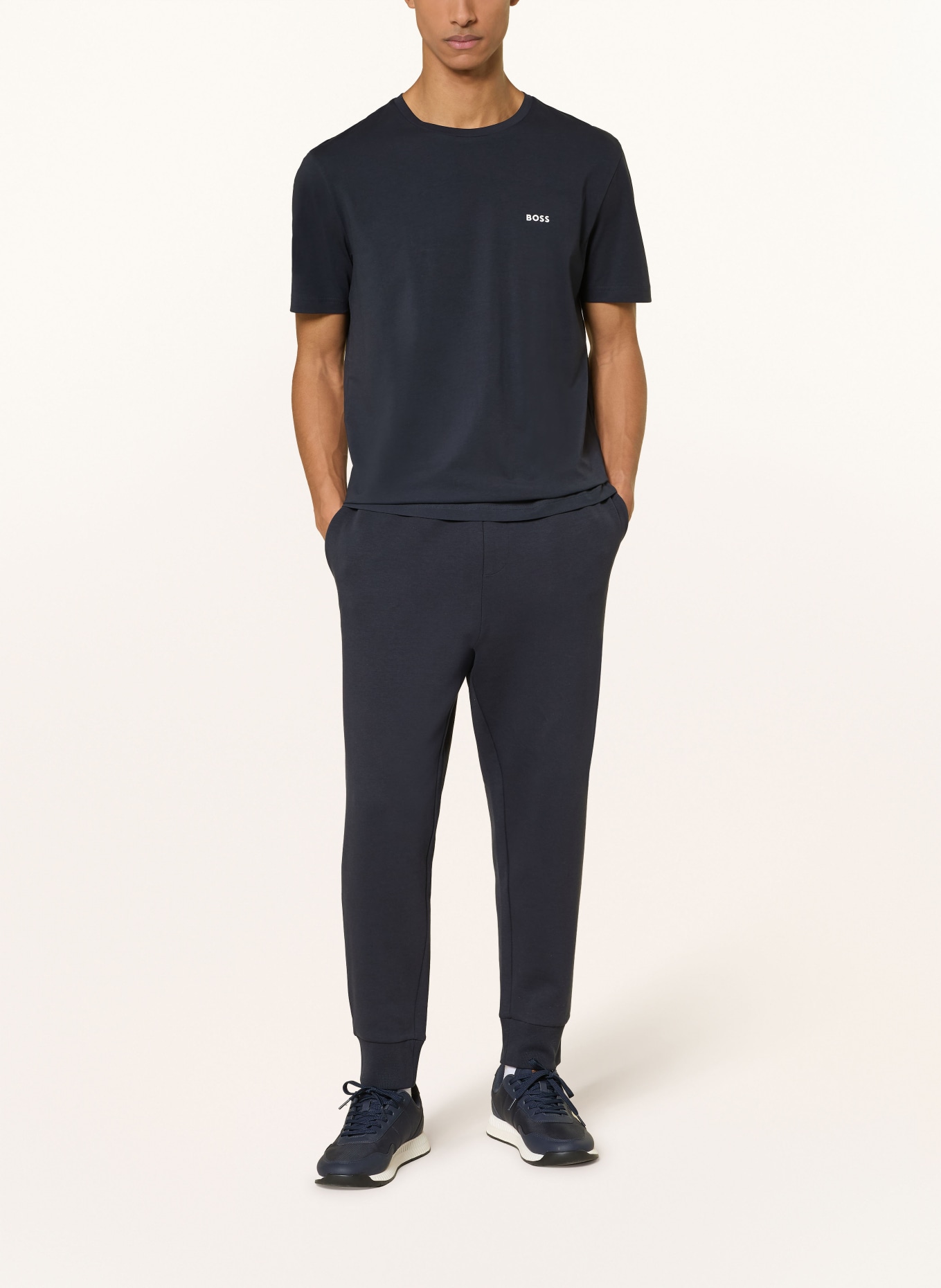 BOSS 3-pack T-shirts: BLACK / WHITE