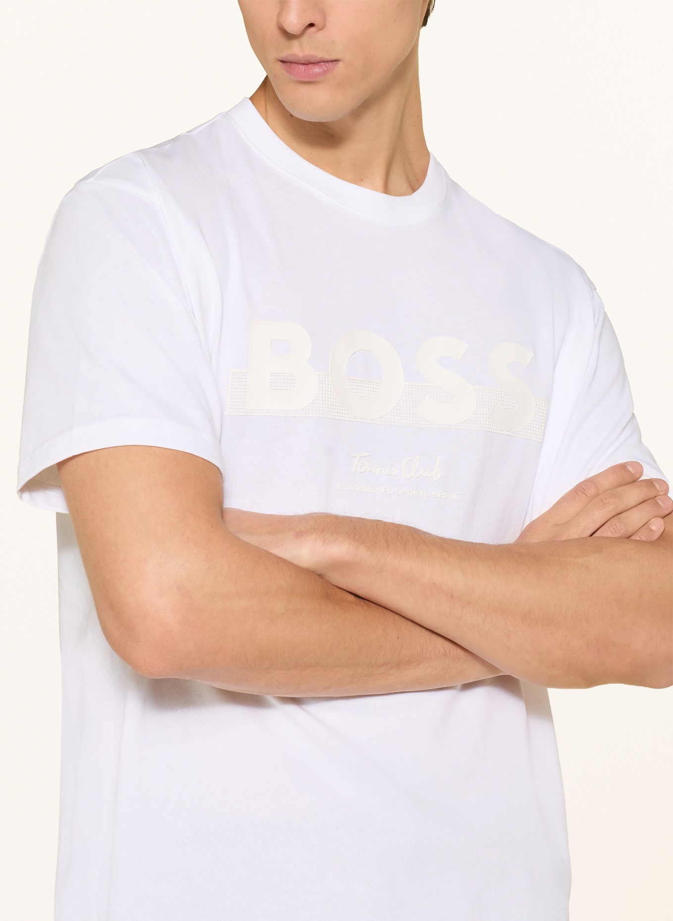 BOSS T-Shirt: WEISS