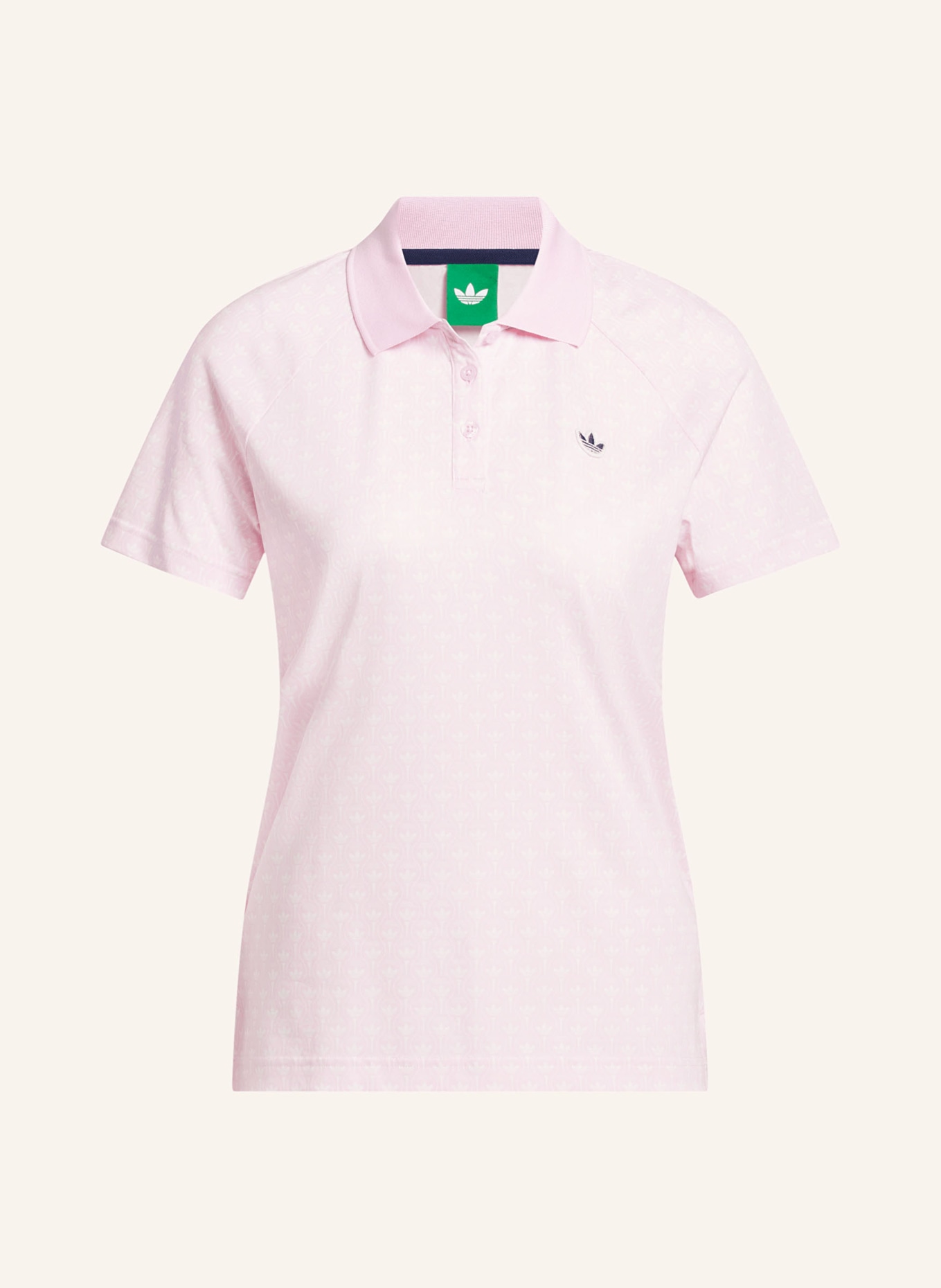 adidas Originals Functional polo shirt NOV: PINK / WHITE