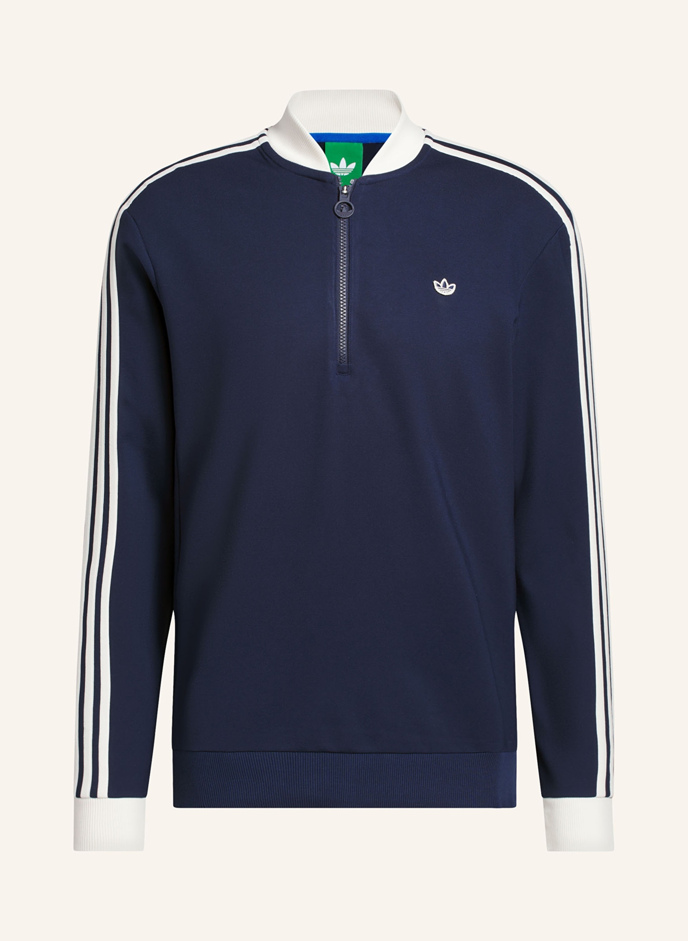 adidas Originals Jersey-Troyer ORGINALS 3-STRIPES: DUNKELBLAU / WEISS