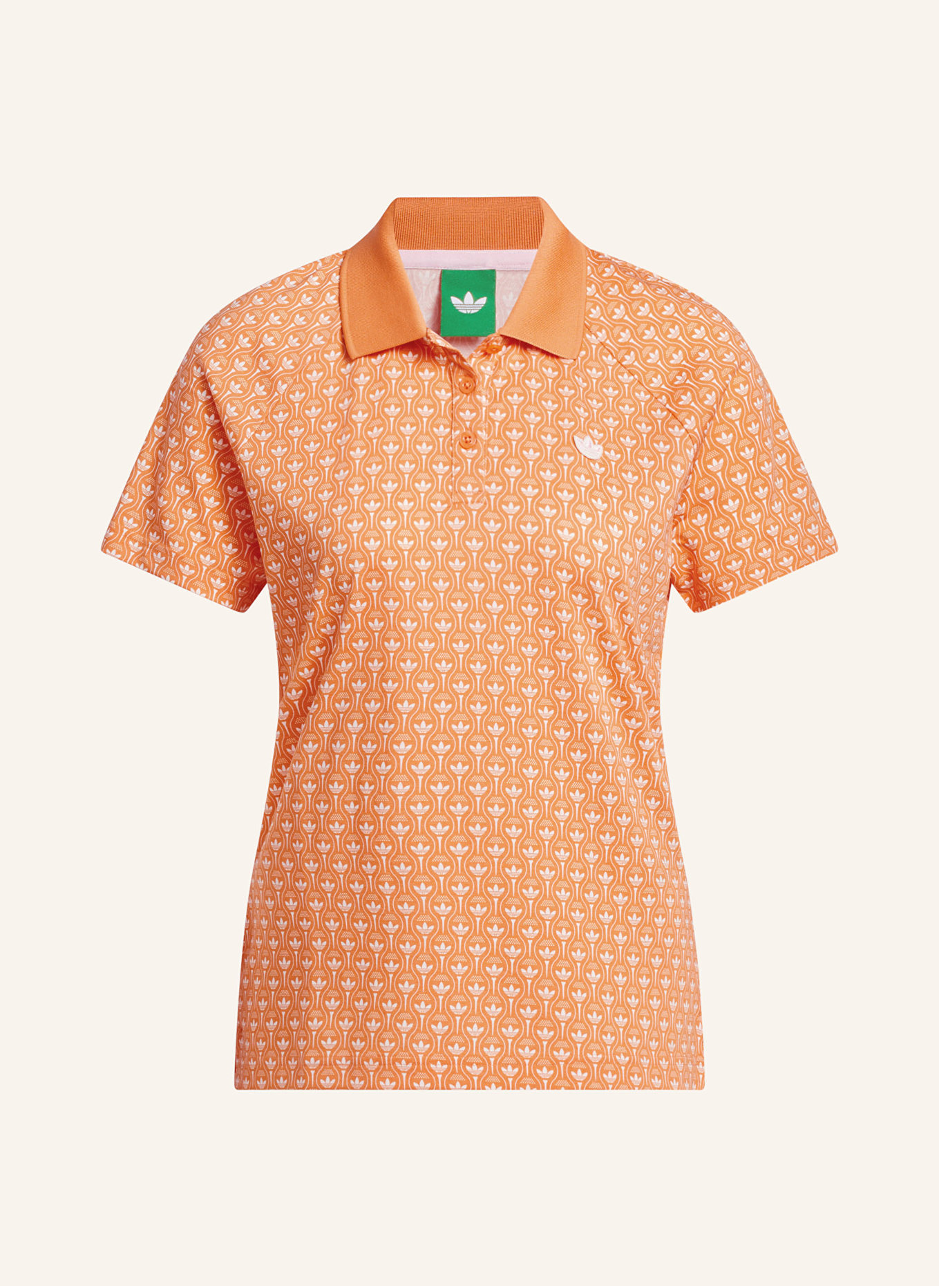 adidas Originals Functional polo shirt NOV: ORANGE / WHITE