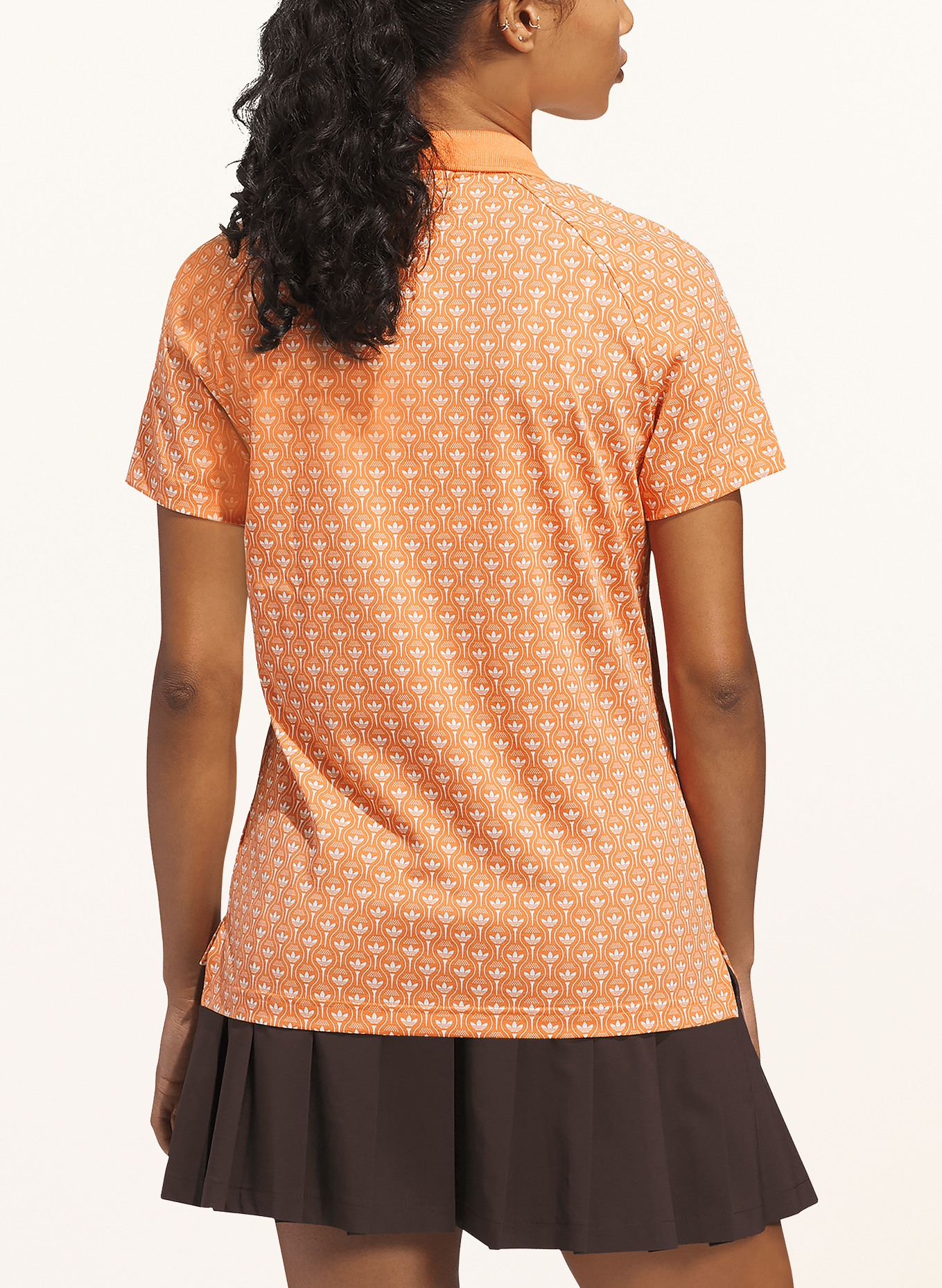 adidas Originals Functional polo shirt NOV: ORANGE / WHITE