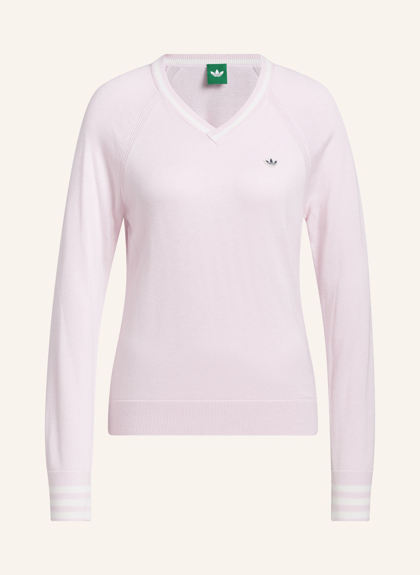 adidas Originals pull-over: ROSE FUCHSIA / BLANC