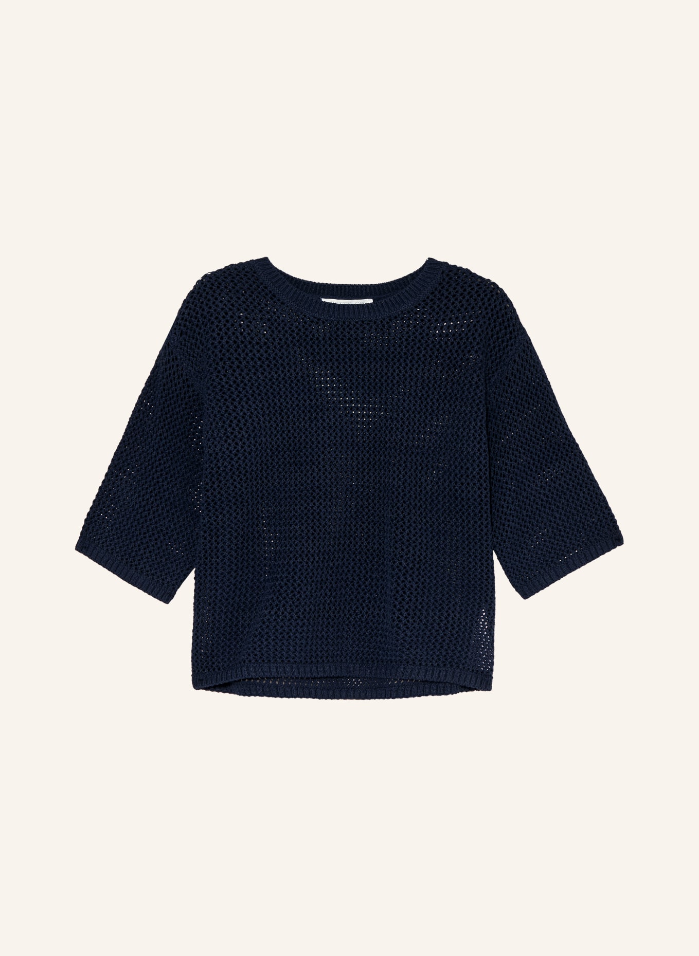 BETTY&CO pletené tričko: TMAVĚ MODRÁ