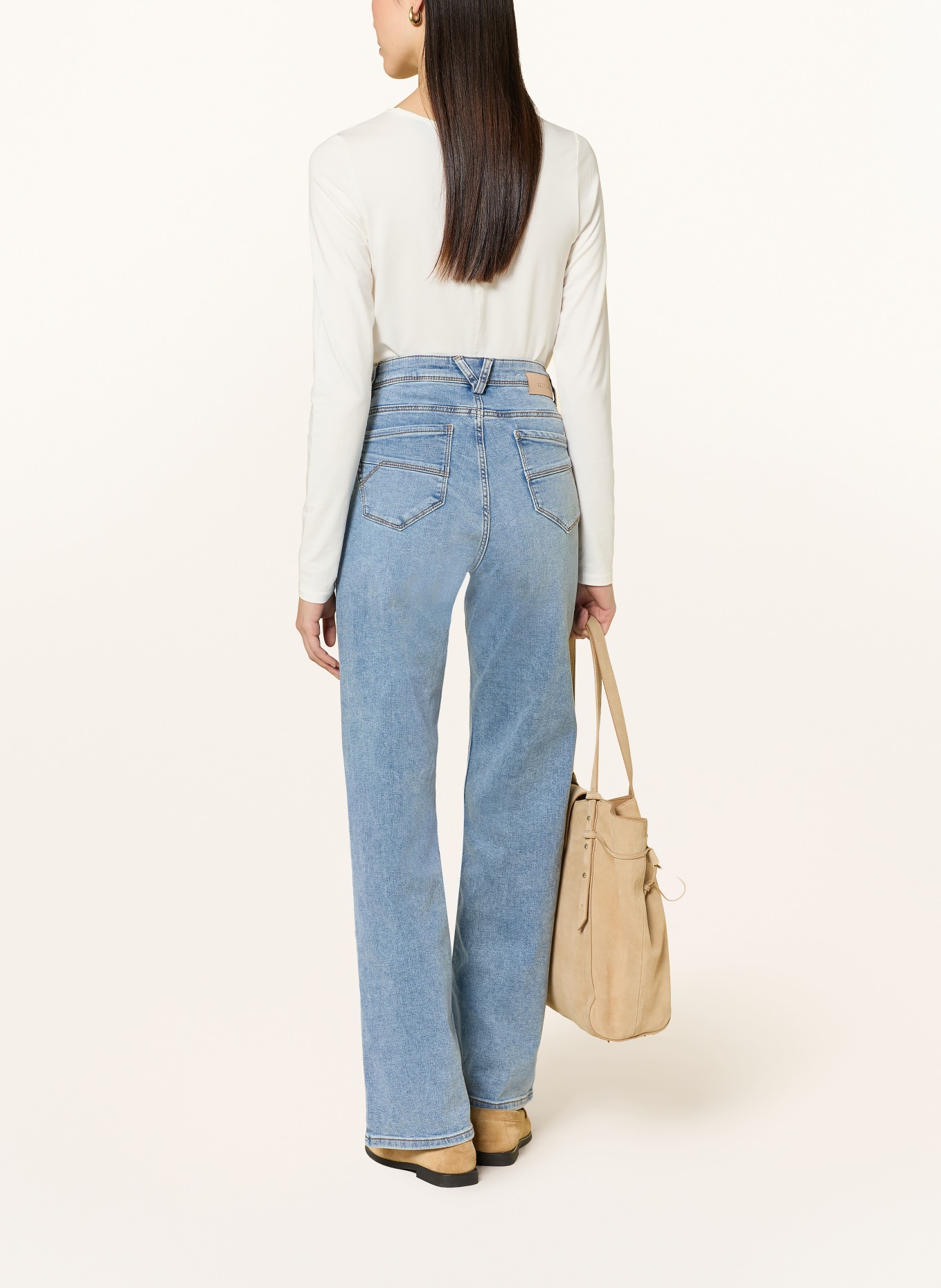 BETTY&CO Rovné džíny: 8618 LIGHT BLUE DENIM