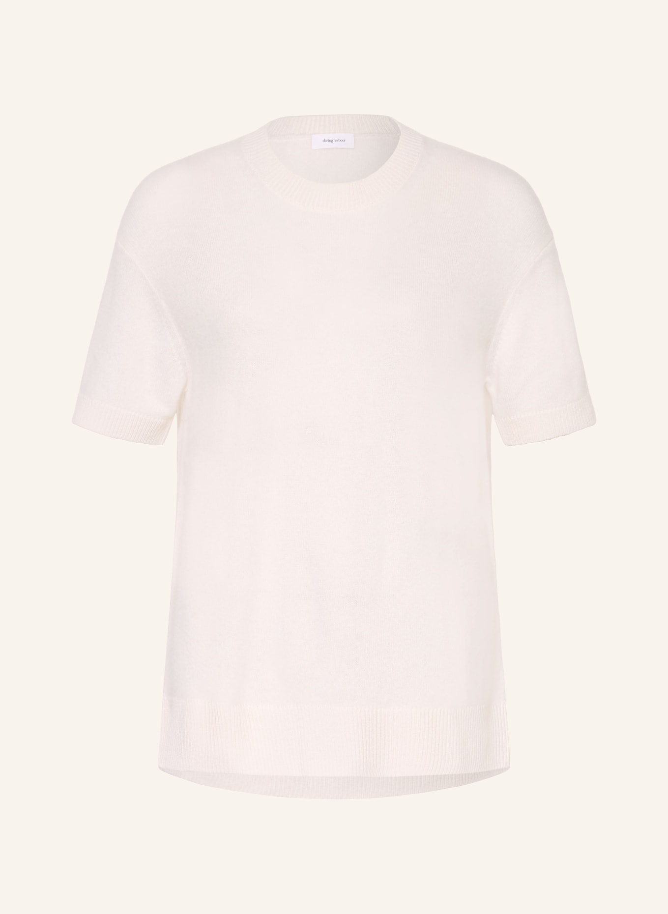 darling harbour Strickshirt mit Cashmere: CREME