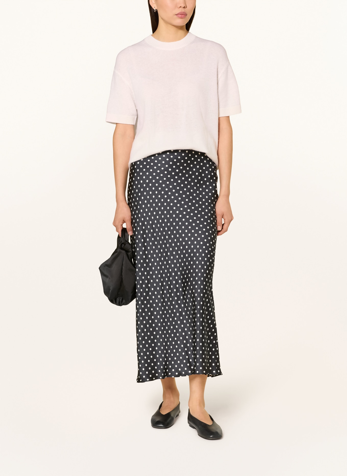 darling harbour Strickshirt mit Cashmere: CREME