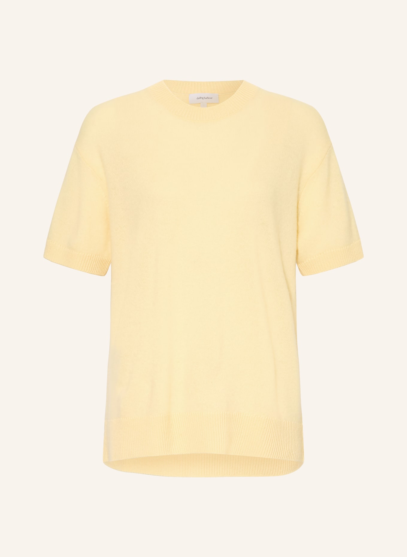 darling harbour Knitted shirt with cashmere: VANILLA