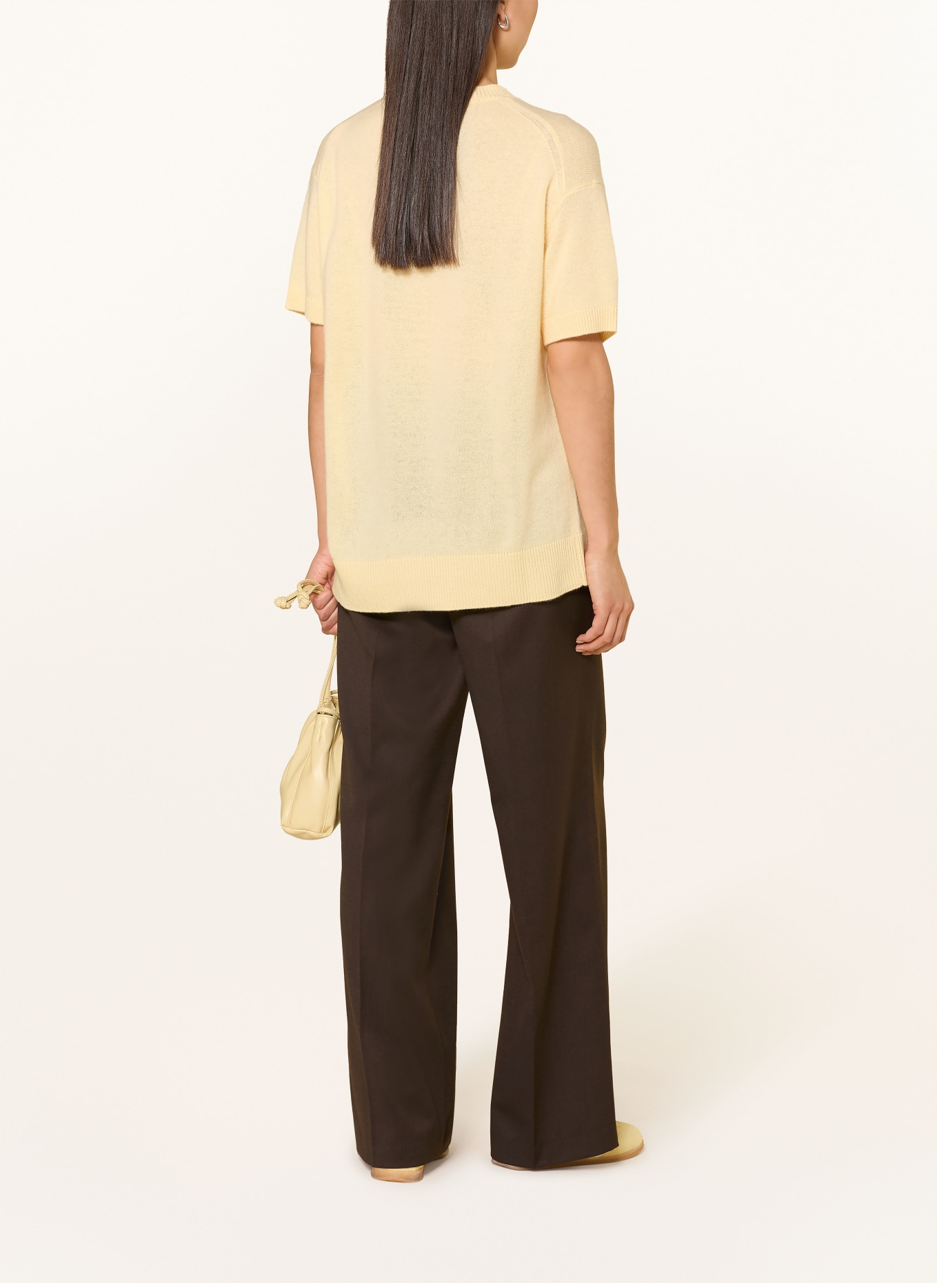 darling harbour Knitted shirt with cashmere: VANILLA