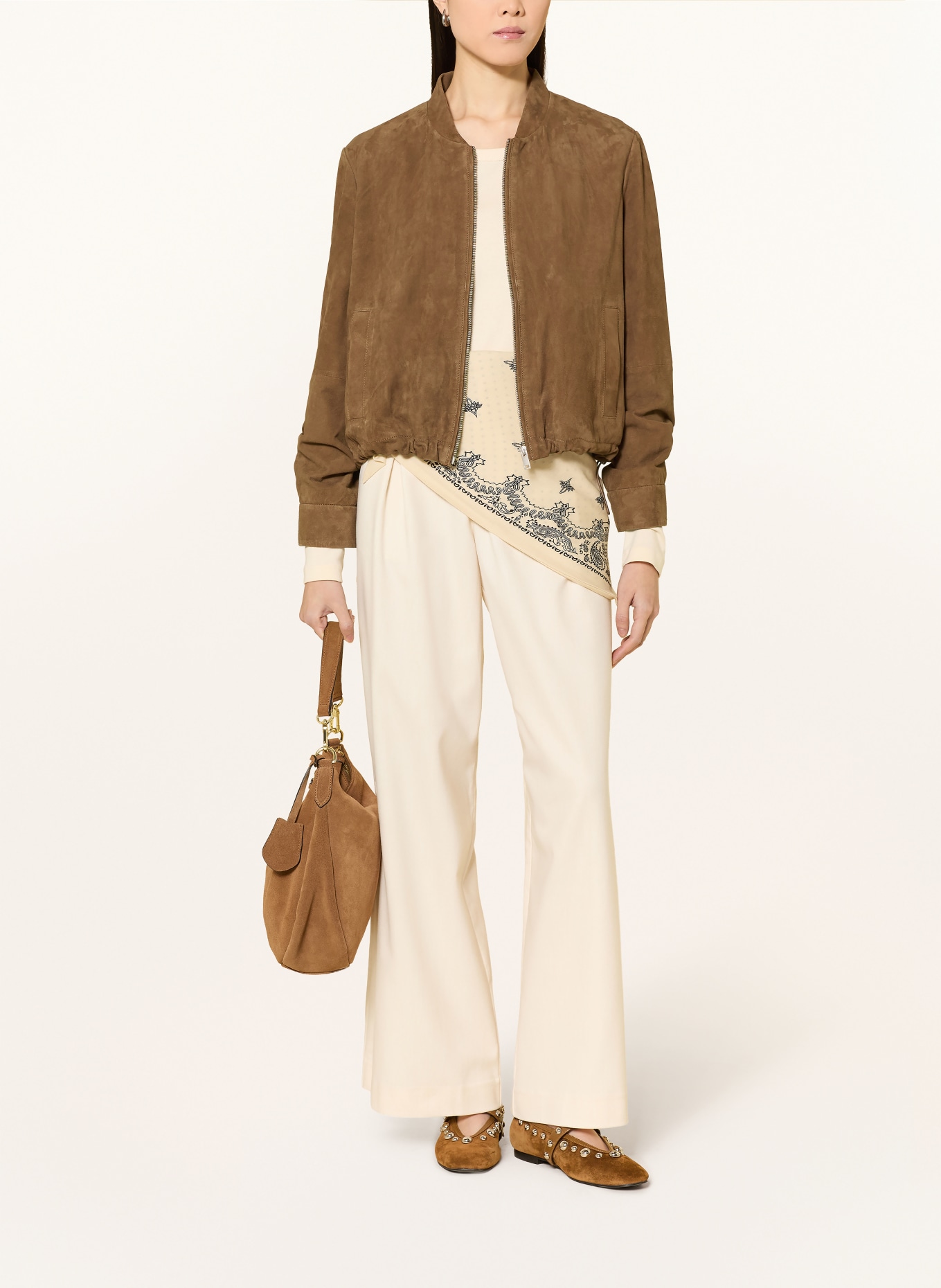 darling harbour Lederblouson: TOBACCO