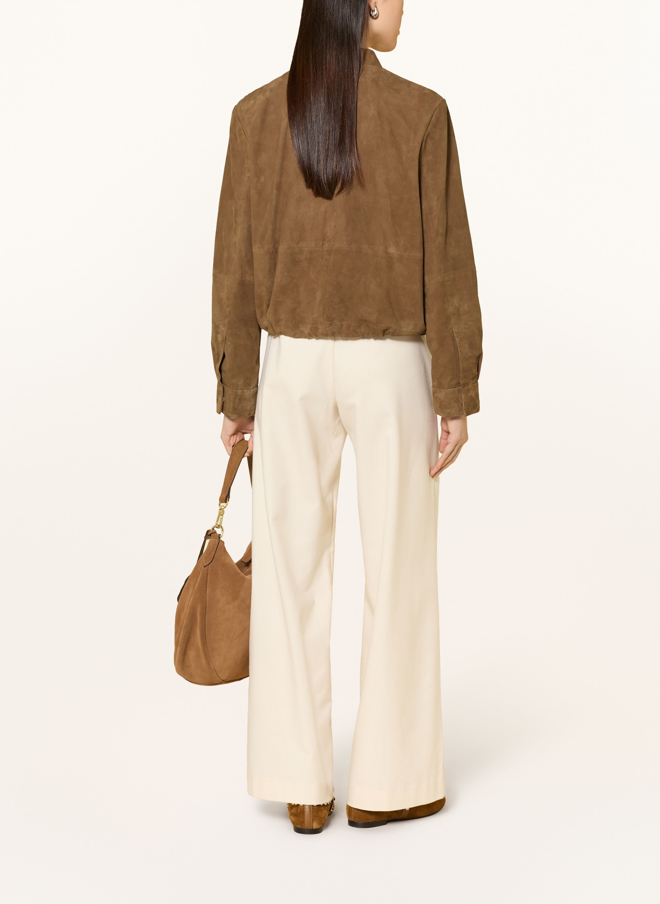 darling harbour Lederblouson: TOBACCO