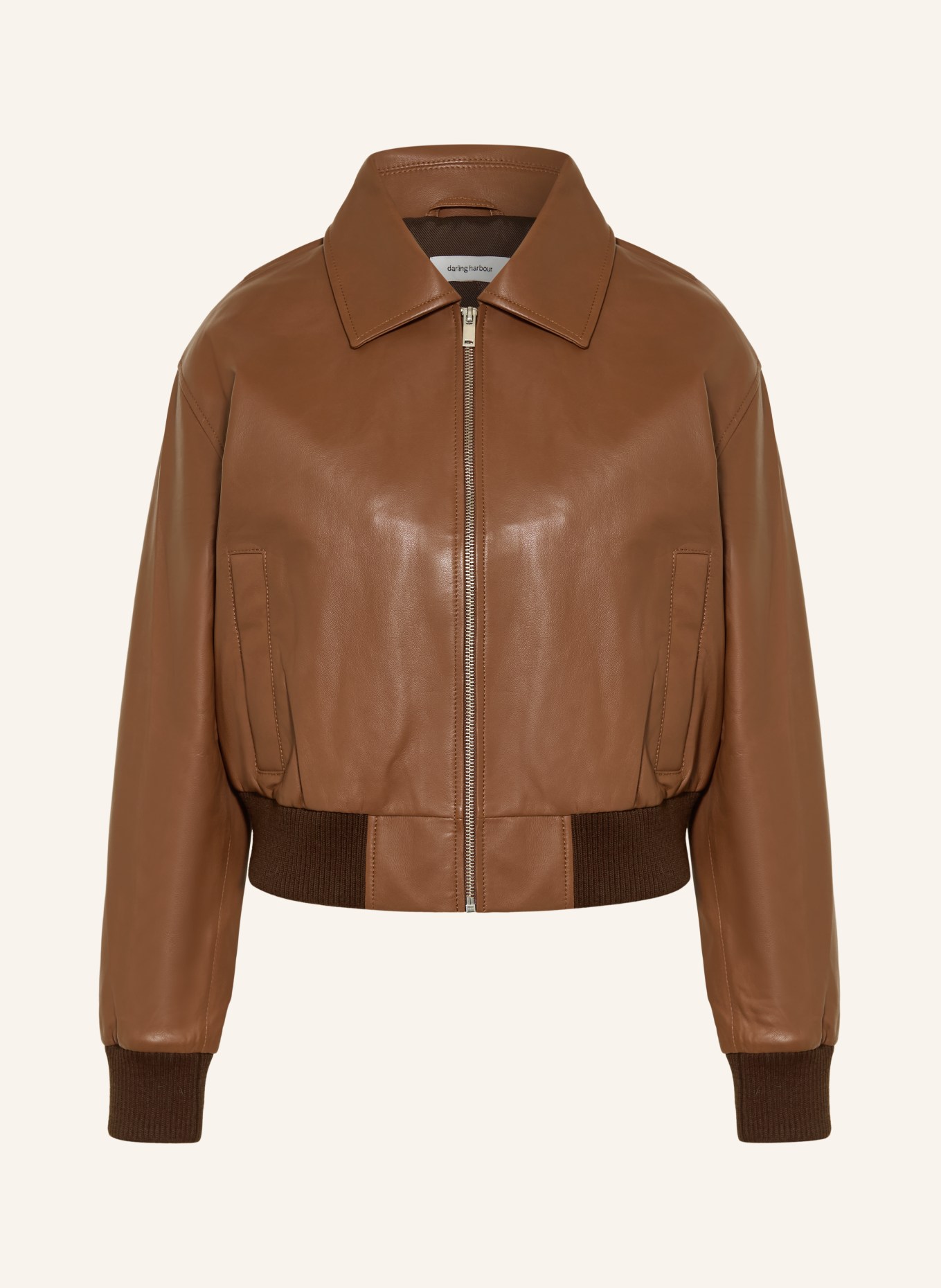 darling harbour Lederblouson: BROWN