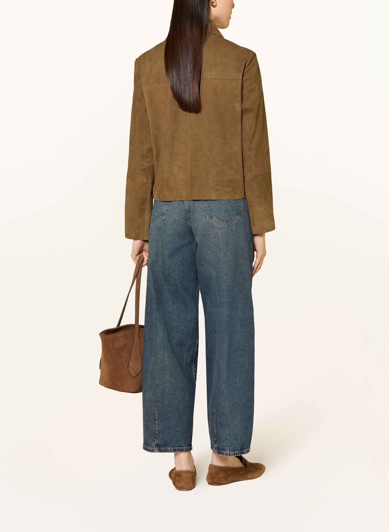 darling harbour Lederjacke: woodbrown