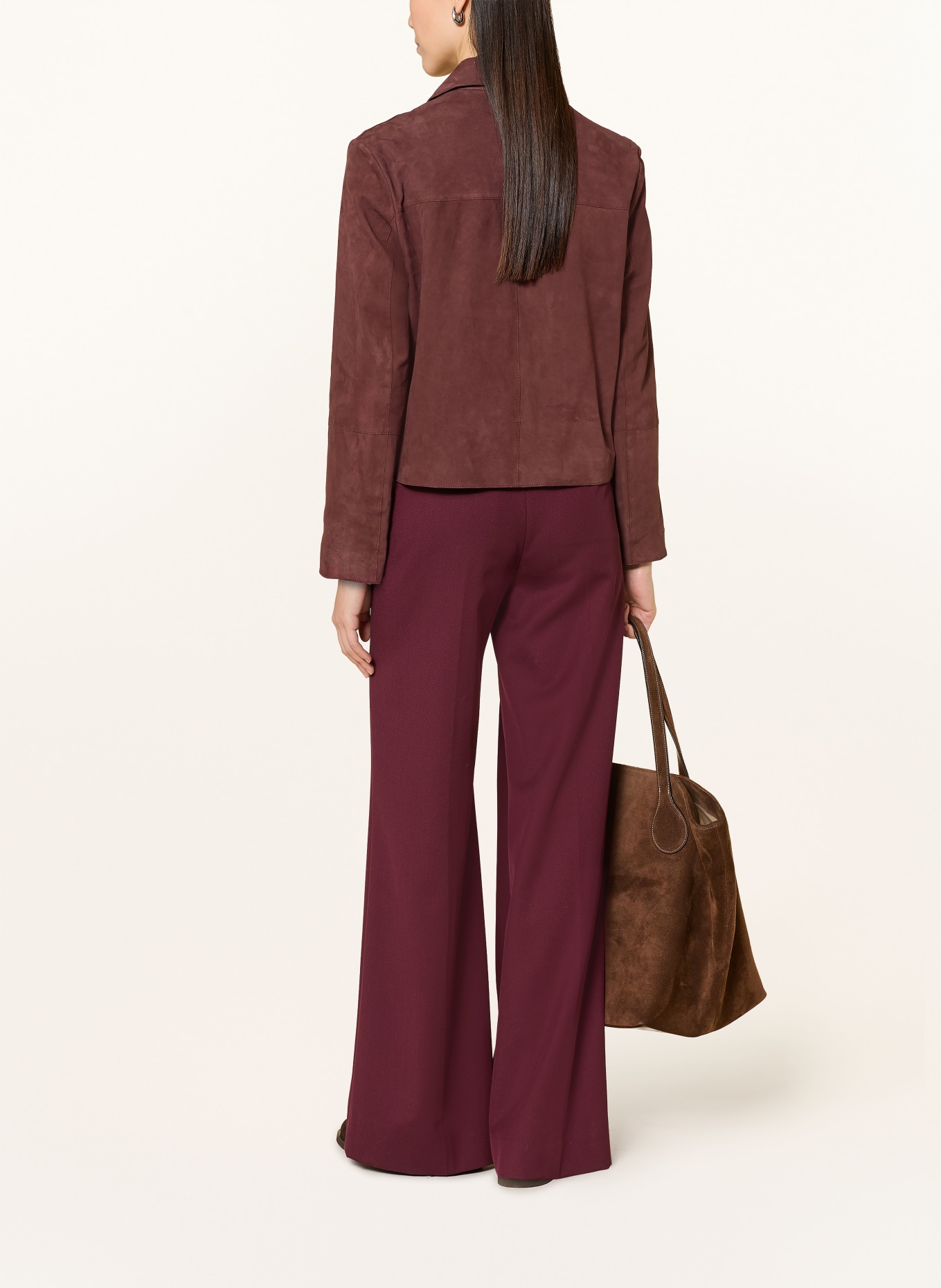 darling harbour Lederjacke: BORDEAUX