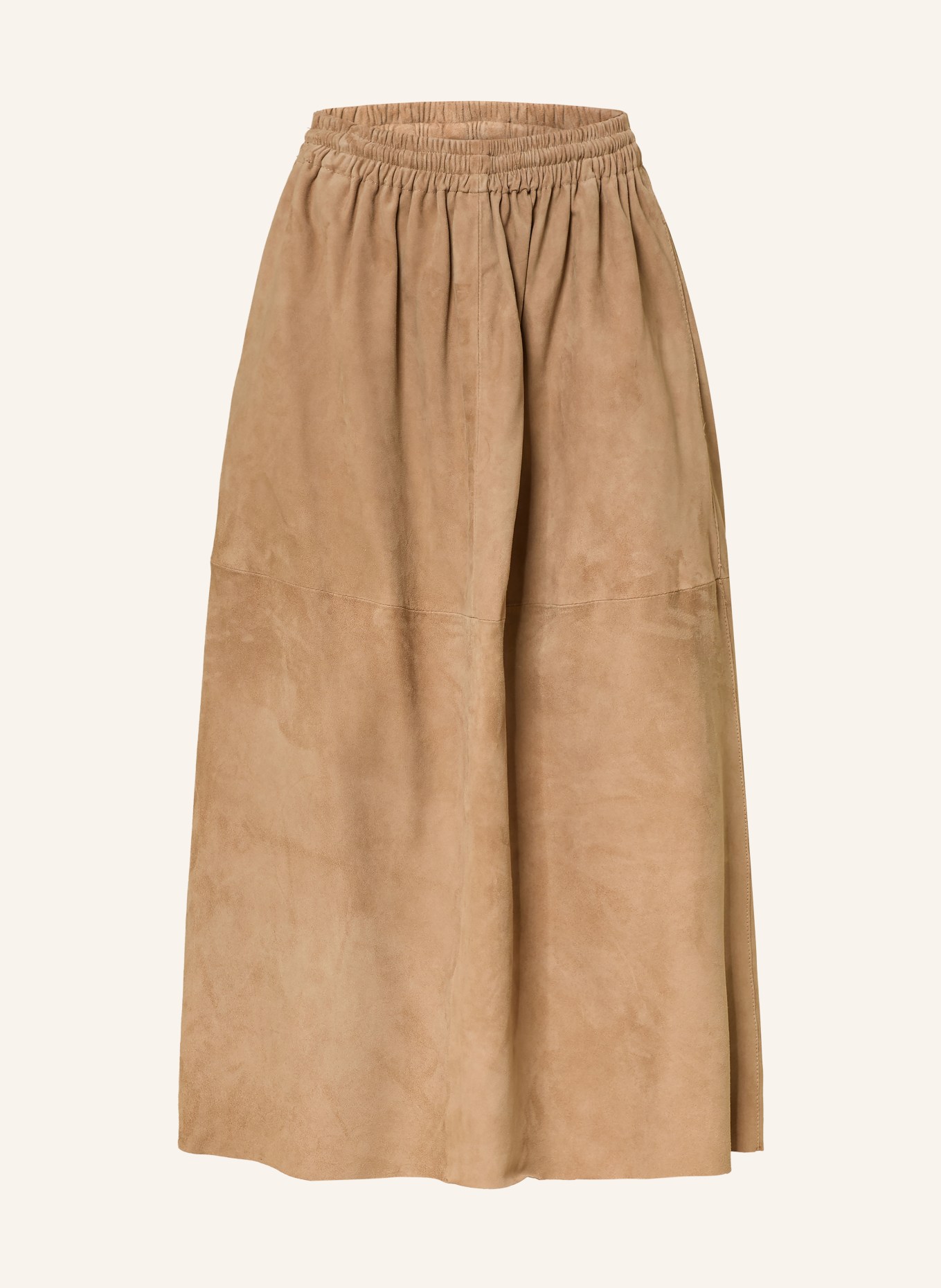 MRS & HUGS Lederrock: TAUPE