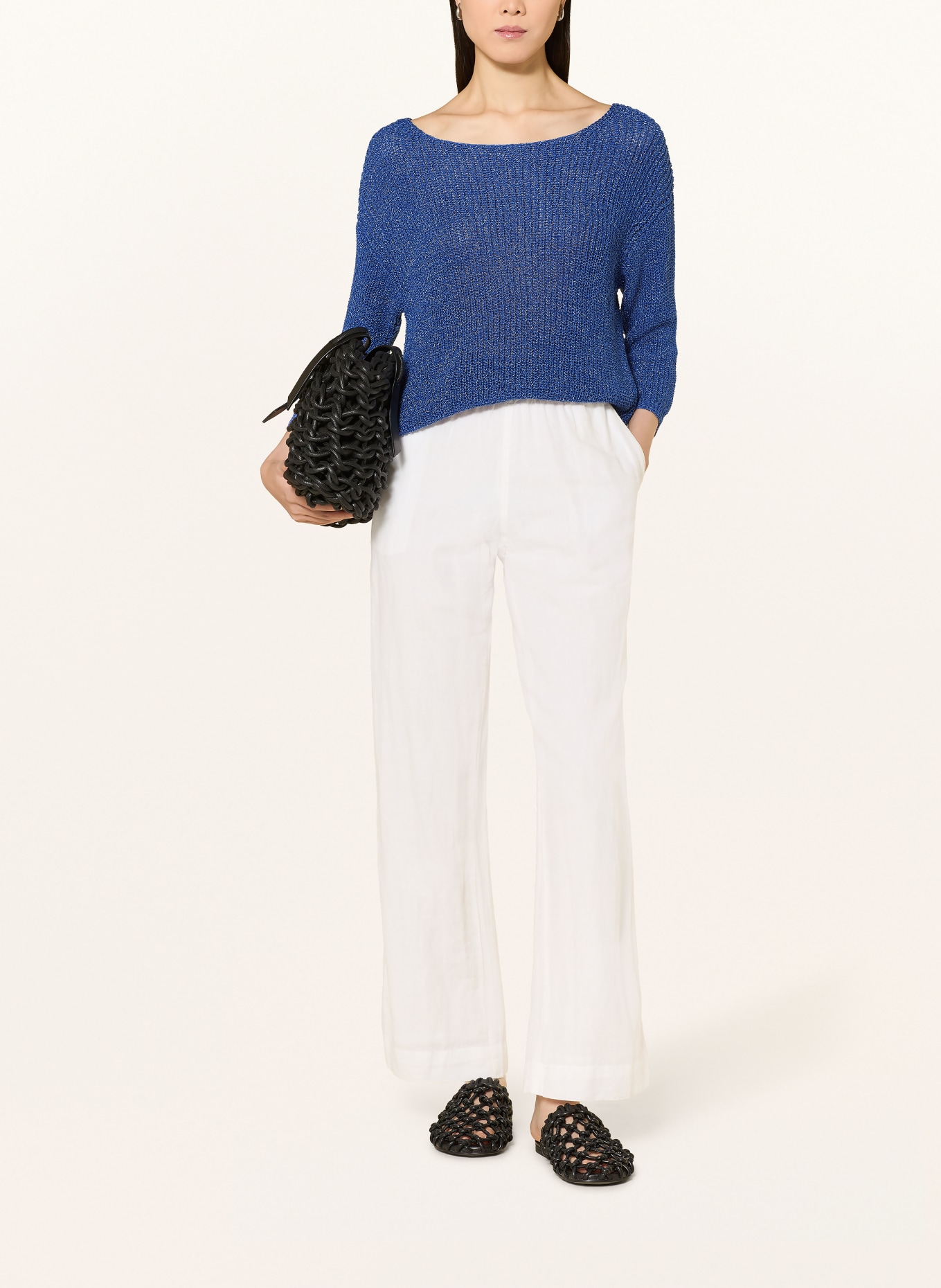 Betty Barclay Svetr s 3/4 rukávy: MODRÁ