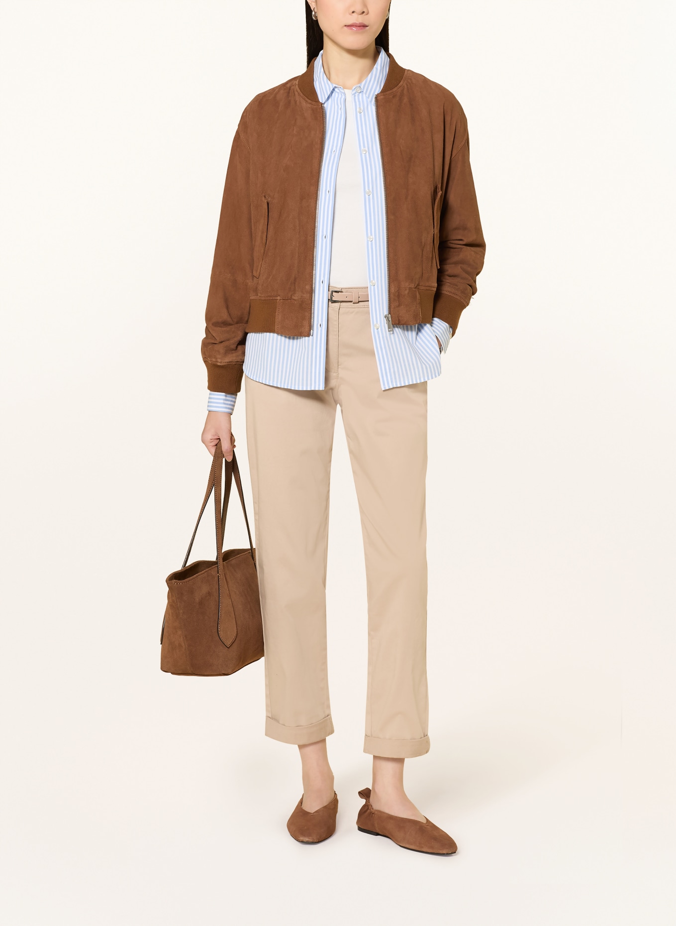Betty Barclay Chino NICOLE Relaxed Fit: CAMELOWY