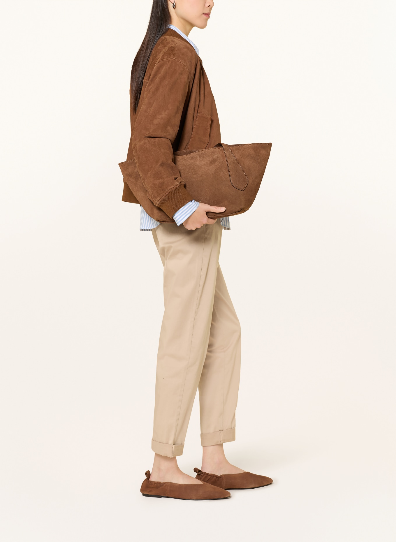 Betty Barclay Chino NICOLE Relaxed Fit: CAMELOWY