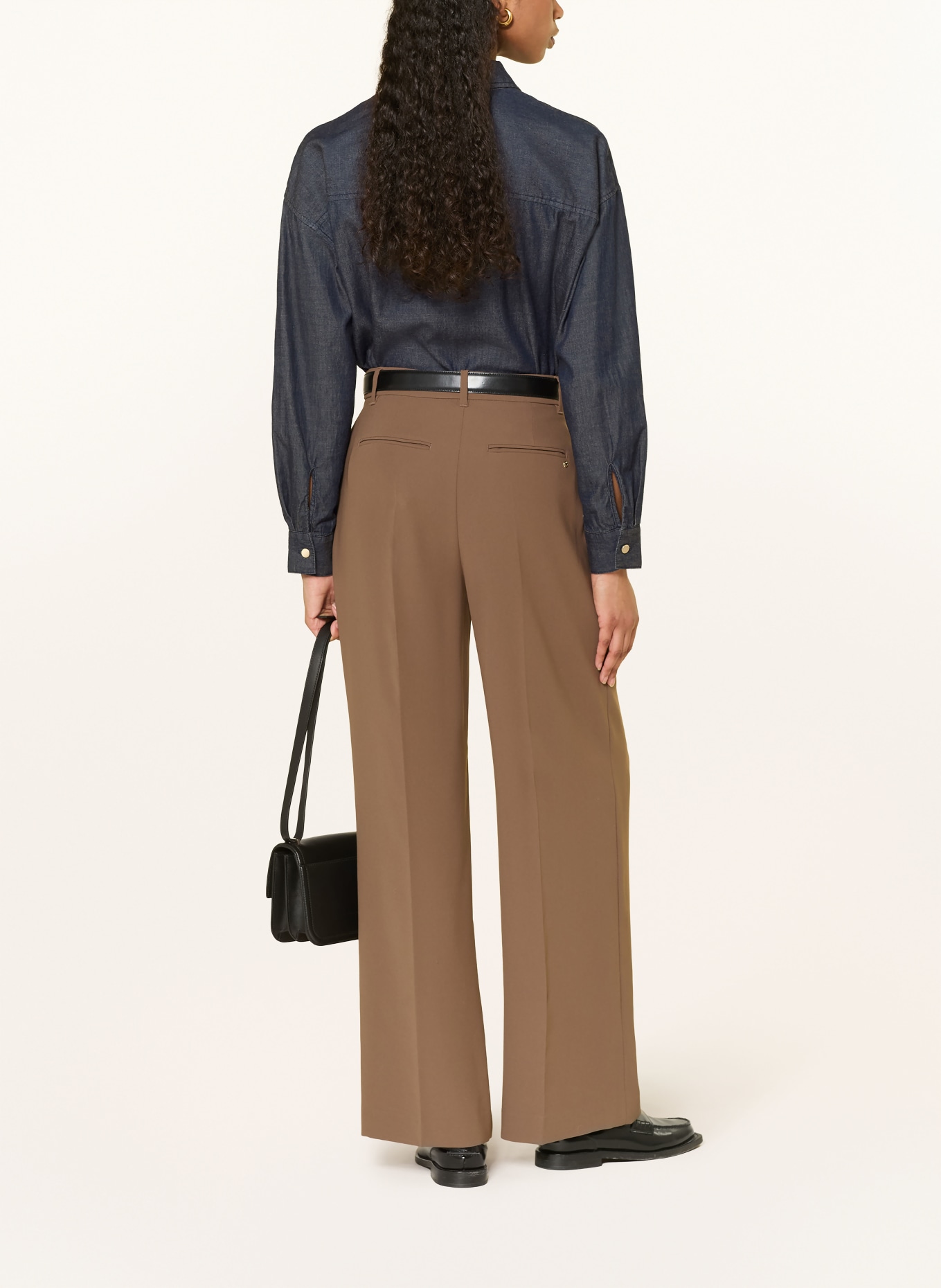 ARMANI EXCHANGE Jeansbluse: DUNKELBLAU