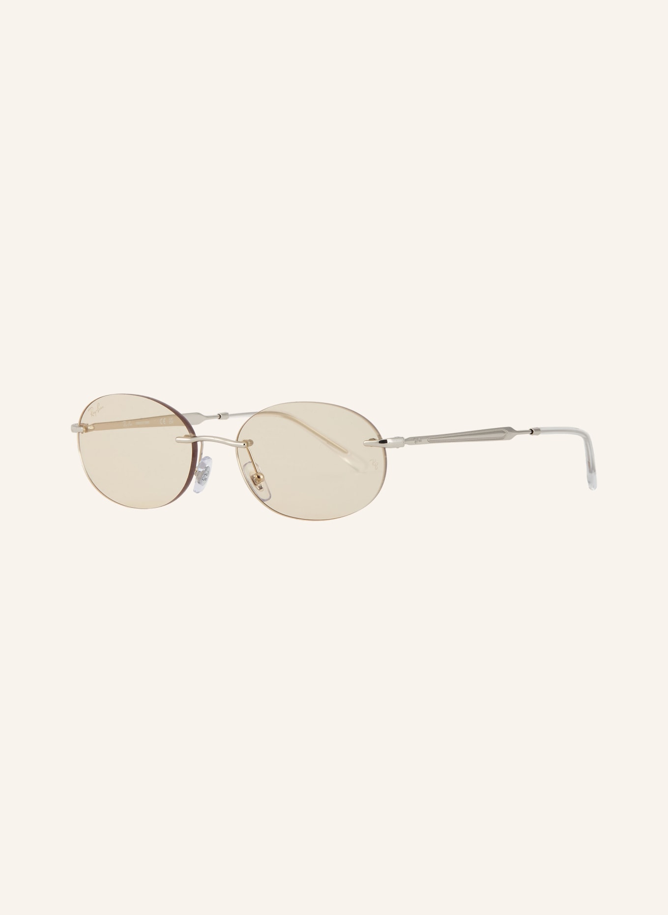 Ray-Ban Sonnenbrille RB3767: SILBER/ HELLGELB