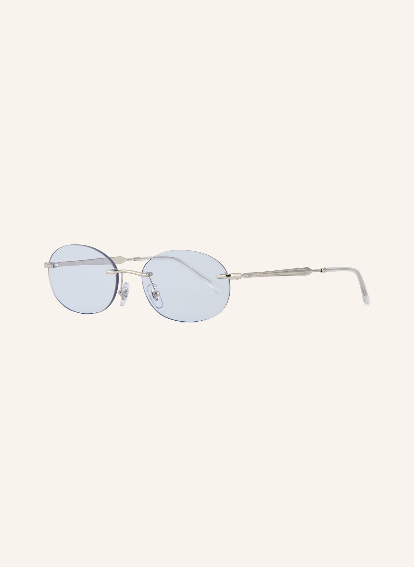 Ray-Ban Sonnenbrille RB3767: SILBER/ HELLBLAU